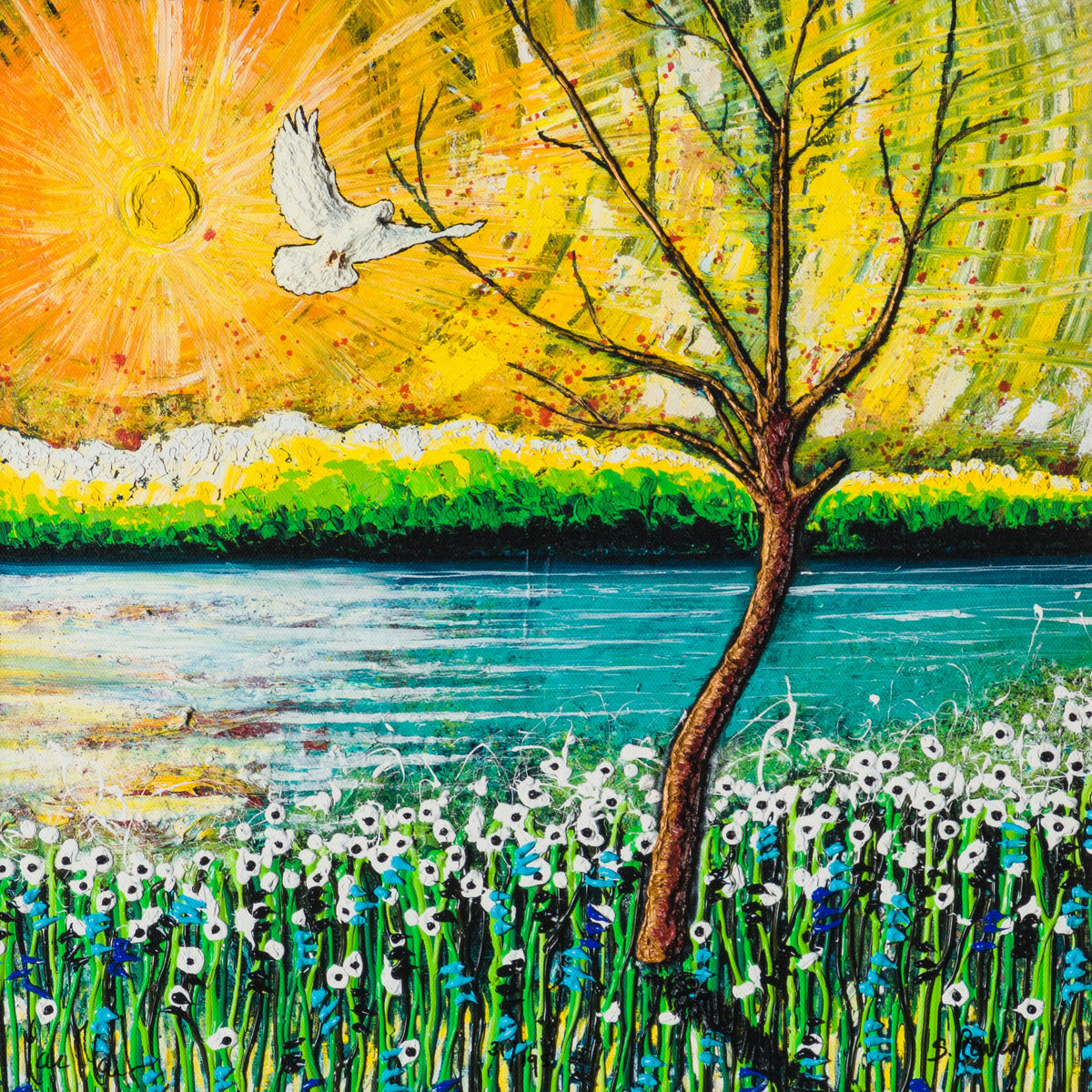 SRA SLE LAN 20606 31 Washed By The Rivers Canvas On Board