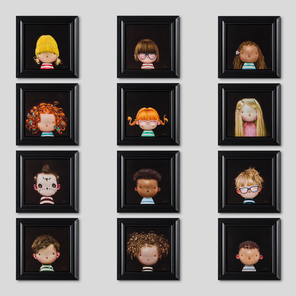 SRS Framed Set of 12