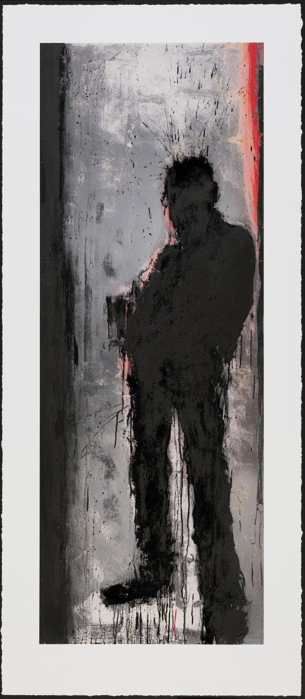 Standing Shadowman Black and Silver 3071x7036