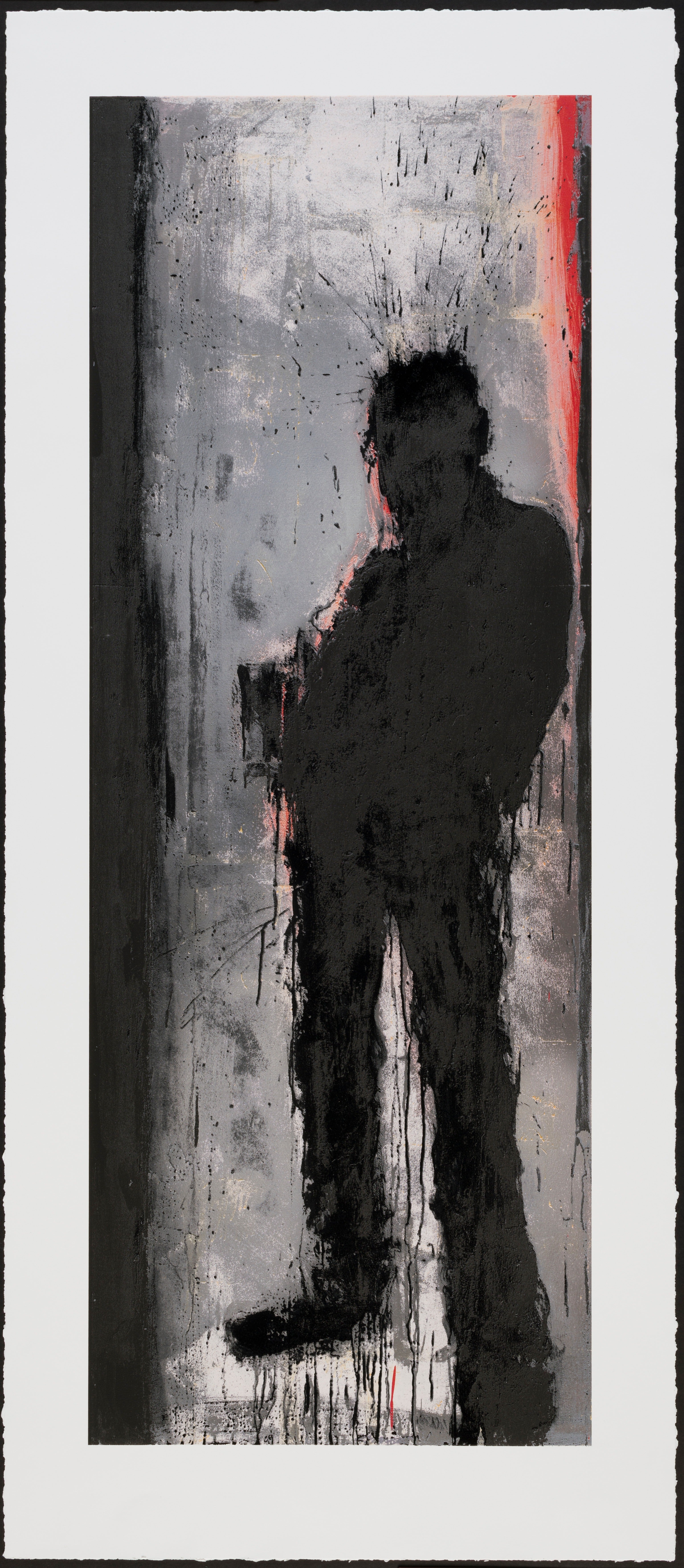 Standing Shadowman Black and Silver 3071x7036