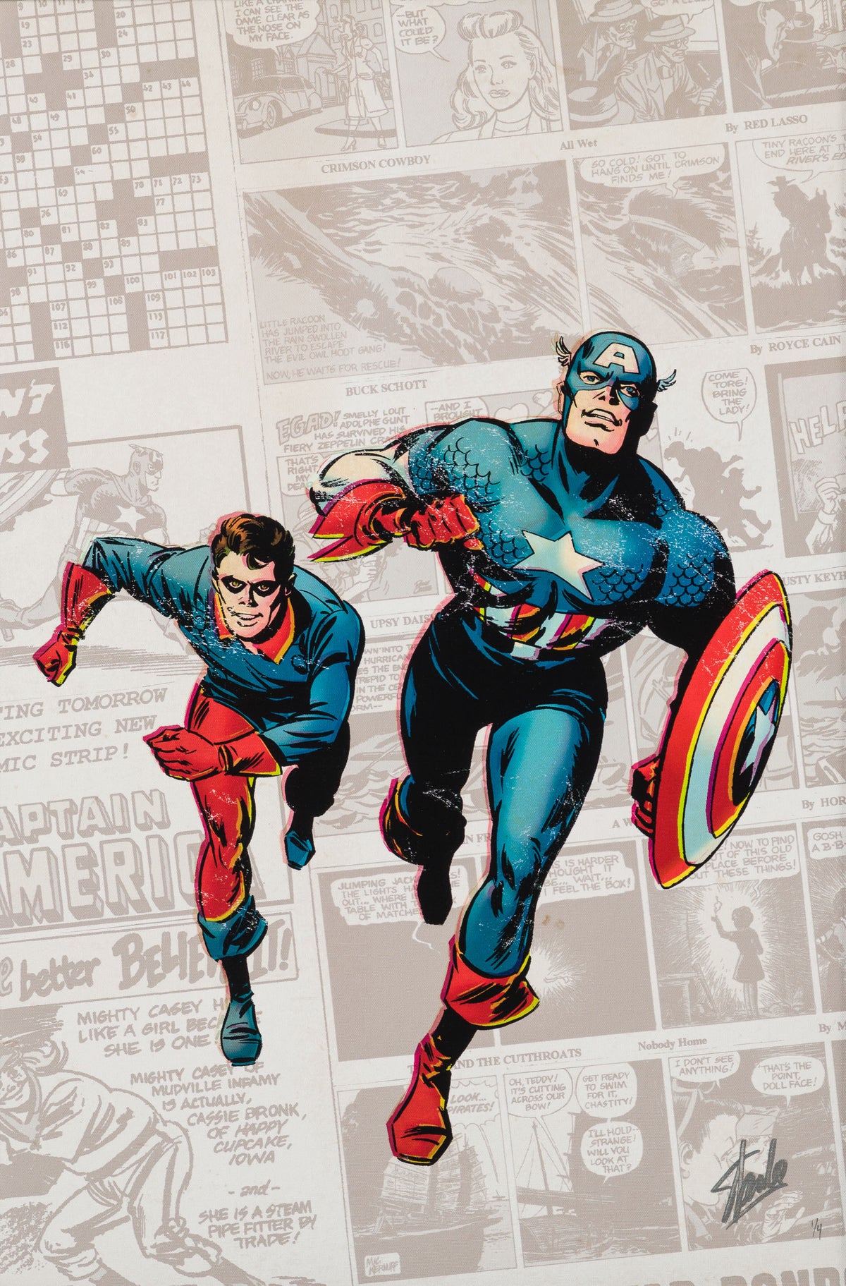 STL Captain America The 1940 Newspaper Strip e4 31