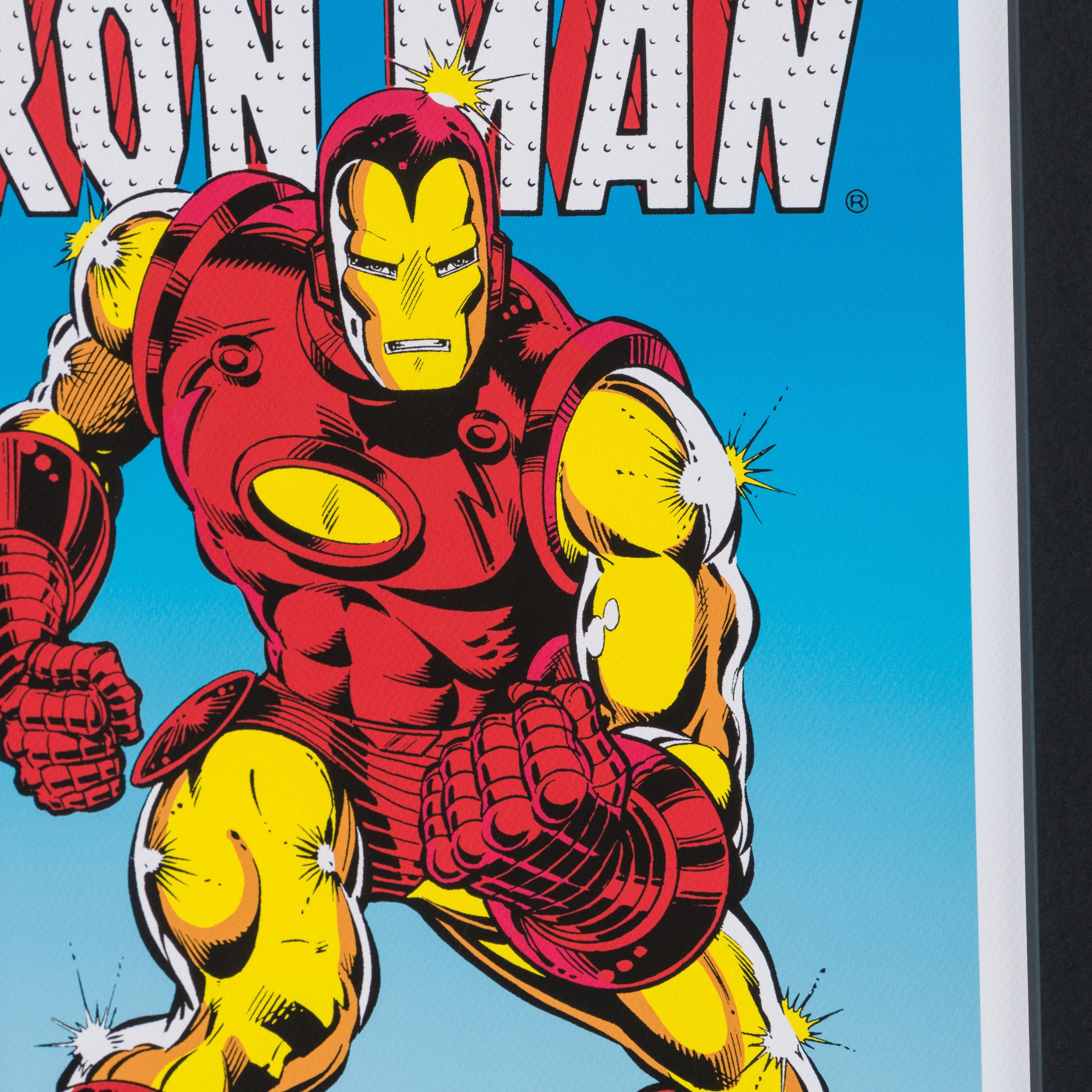 STL SLE HUM 03835 6 The Invincible Iron Man #126 Iron Man Fights Back Boxed Canvas Edition