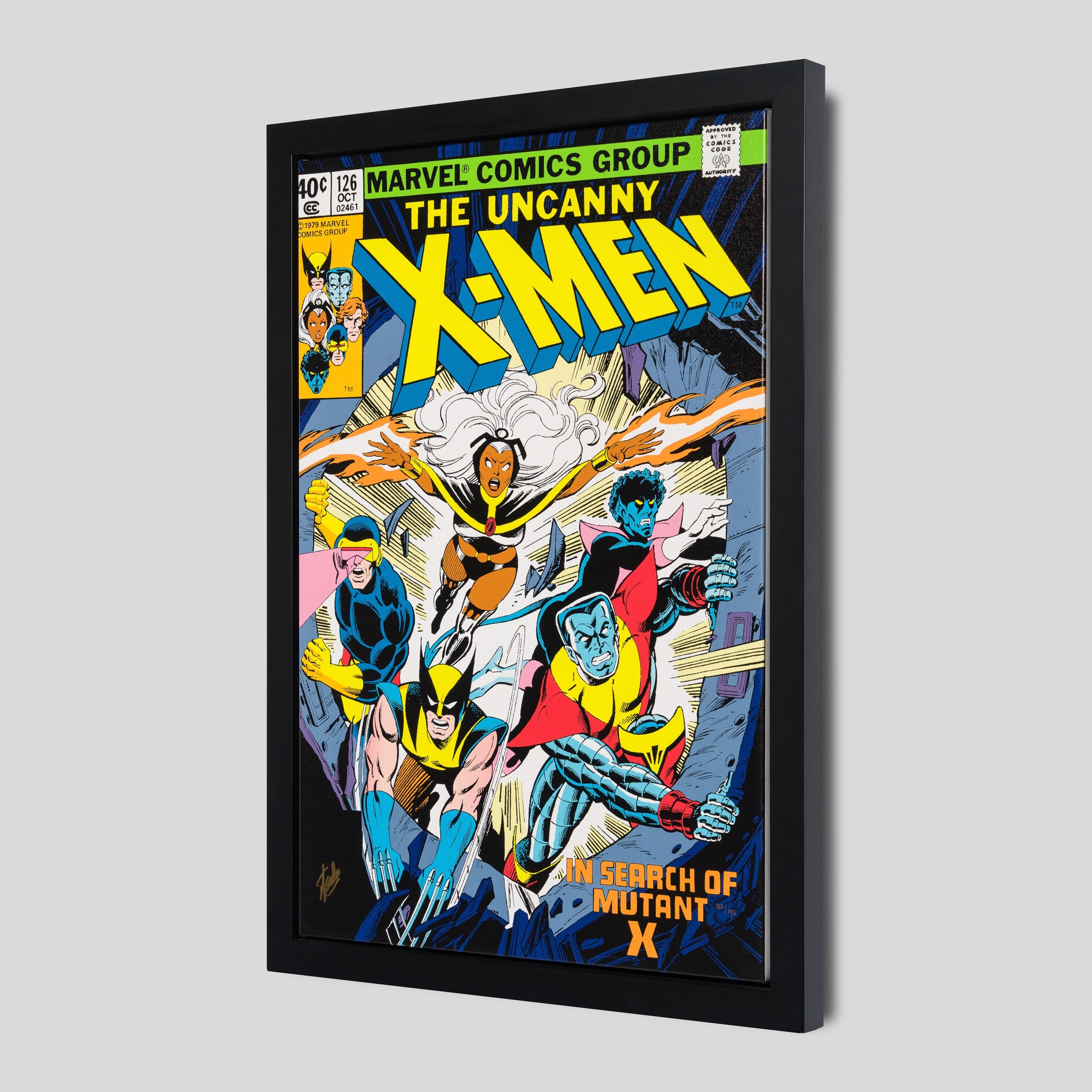 STL SLE HUM 03837 2 The Uncanny X Men #126 In Search Of Mutant X Boxed Canvas Edition