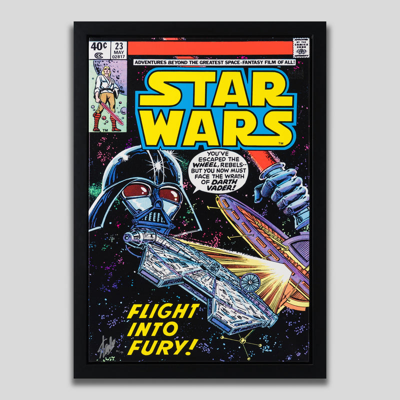 STL SLE HUM 05264 1 Star Wars #23 Flight Into Fury Box Canvas