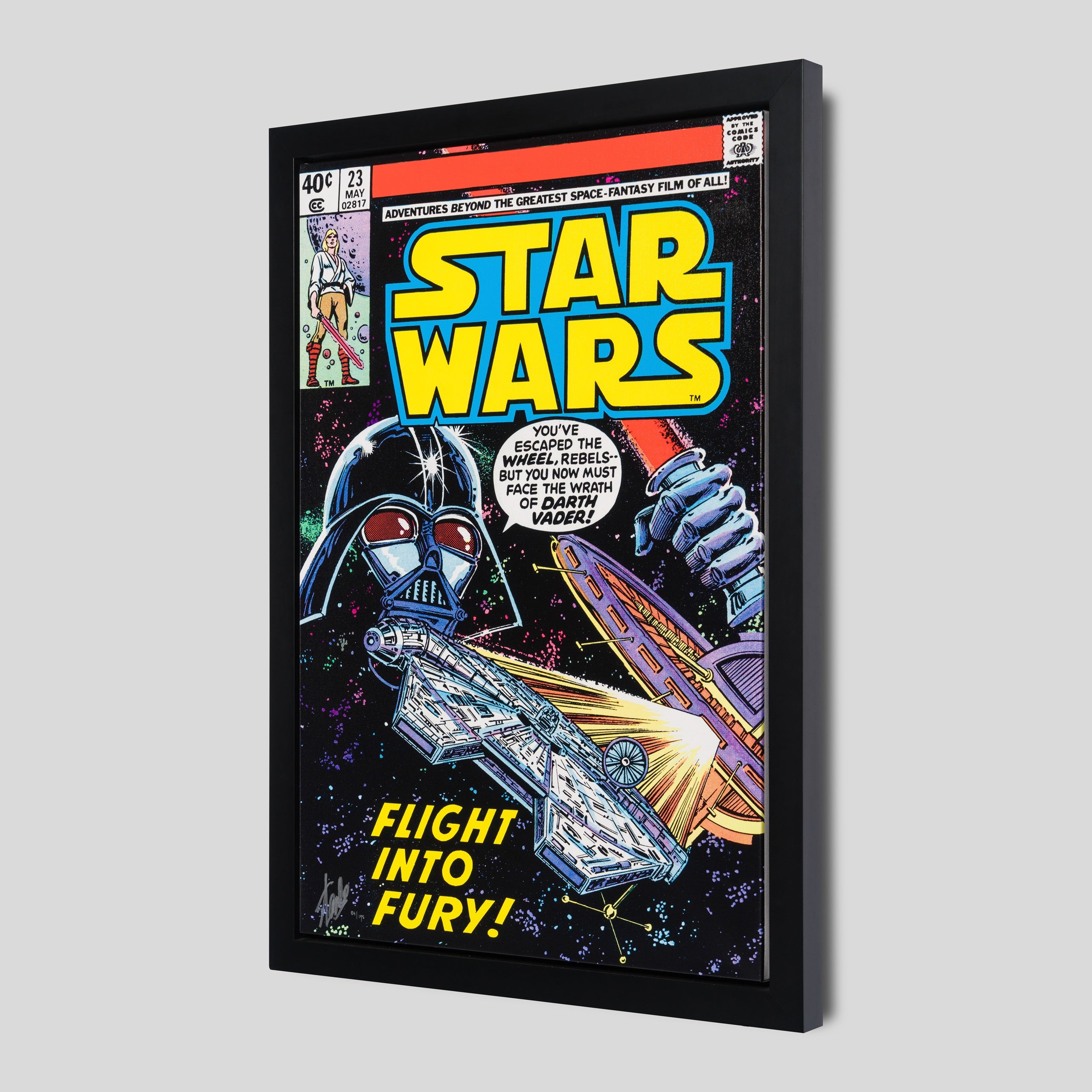 STL SLE HUM 05264 2 Star Wars #23 Flight Into Fury Box Canvas