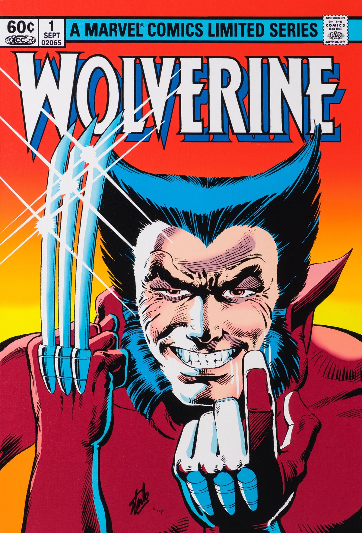 STL SLE HUM 07924 31 Wolverine #1 Boxed Canvas