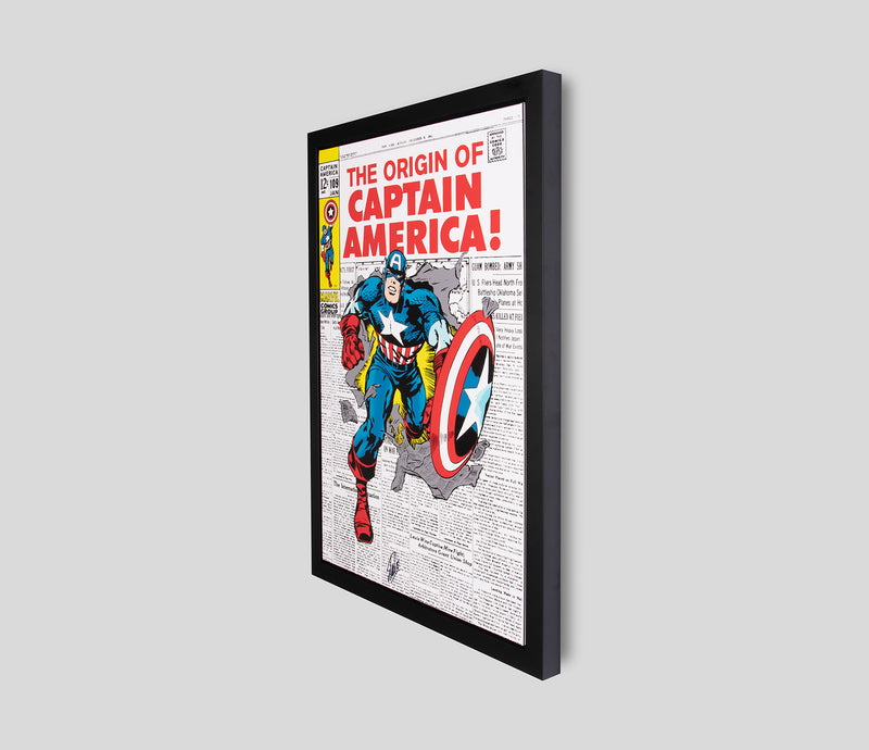 Captain America # 109 - The Origin of Captain America! (Boxed Canvas)