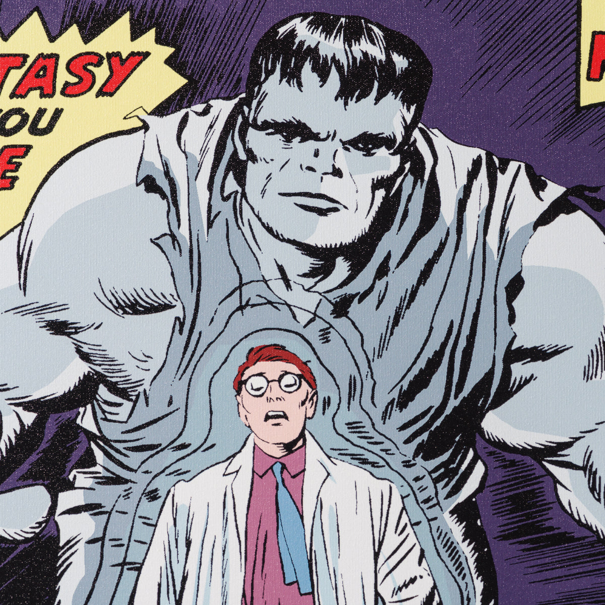 STL SLE HUM 97422 5 The Incredible Hulk #1 The Strangest Man of All Time! Boxed Canvas Edition