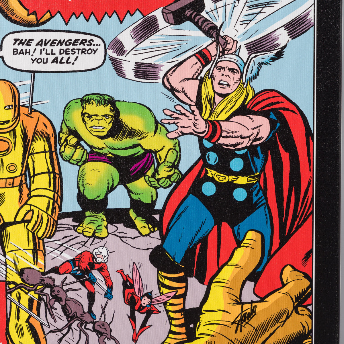 STL SLE HUM 97505 6 The Avengers #1 Earth s Mightiest Superheroes! Boxed Canvas Edition