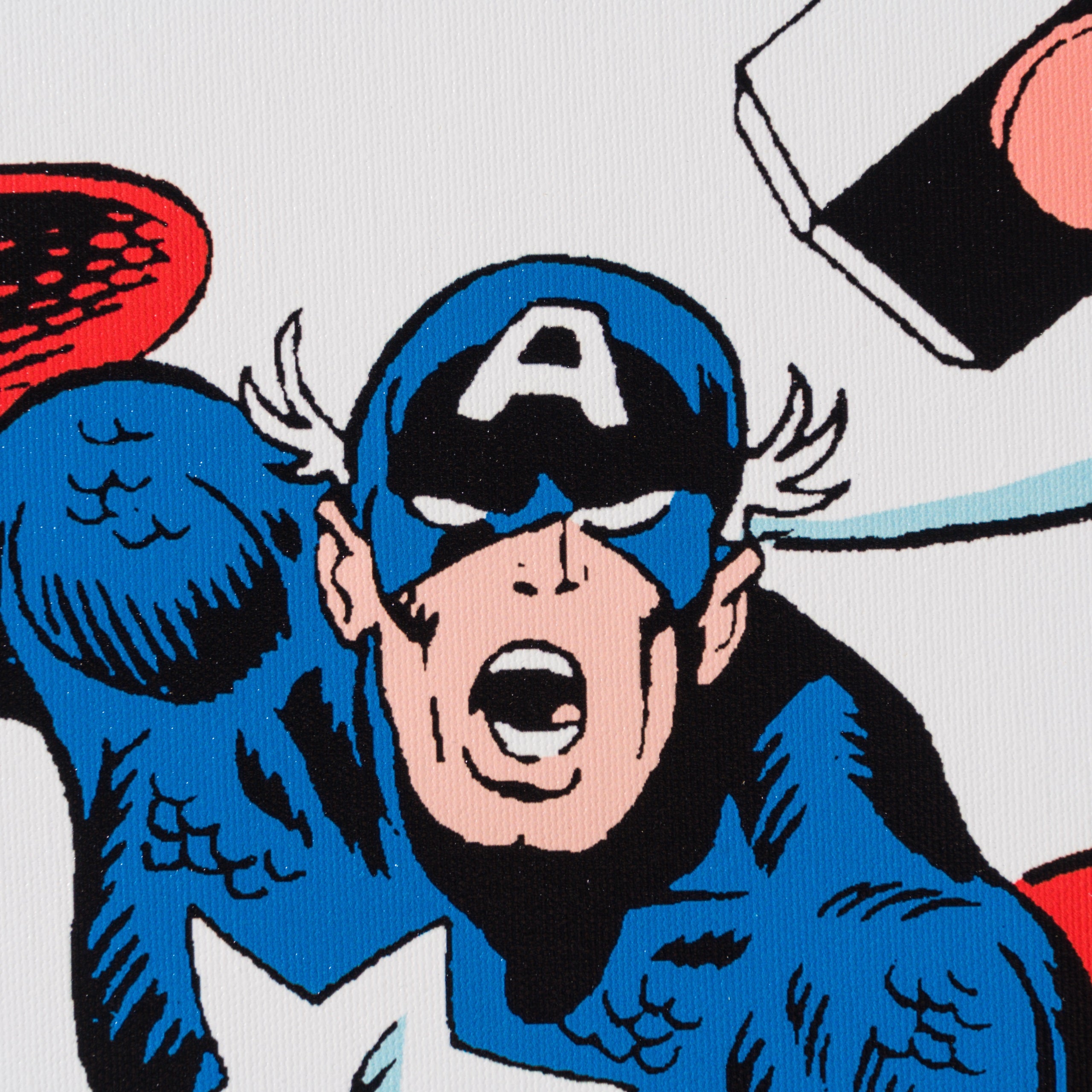 STL SLE HUM 97506 4 The Avengers #58 The Avengers Assemble Boxed Canvas Edition