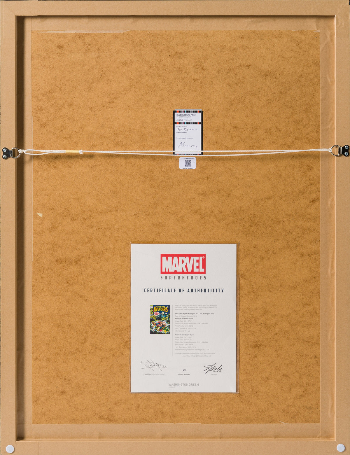 STL SLE HUM 97517 6 The Mighty Avengers #67 Die, Avengers Die! Giclee on Paper Edition