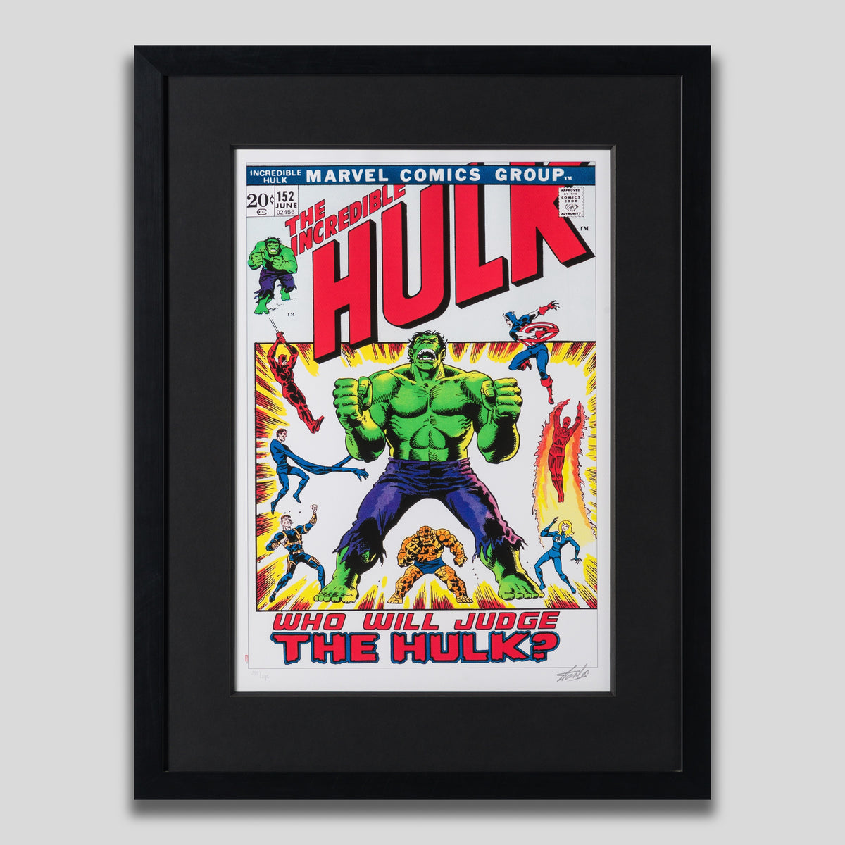 STL SLE HUM 97521 1 The Incredible Hulk #152 Who Will Judge The Hulk Giclee on Paper Edition
