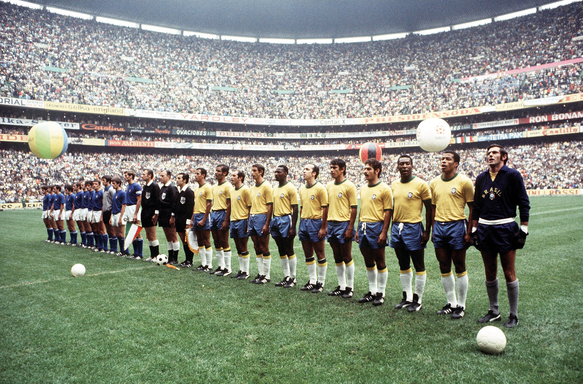 Team Line Up World Cup Final%2C 1970