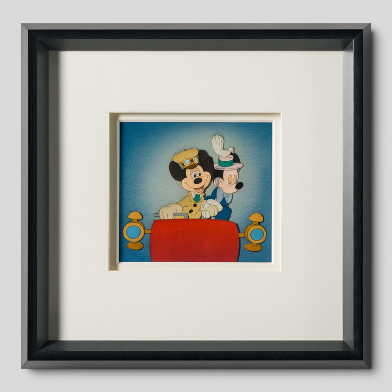 VIN ORI POR 22487 Mickey Mouse And Minnie Mouse OPC Courvoisier 1