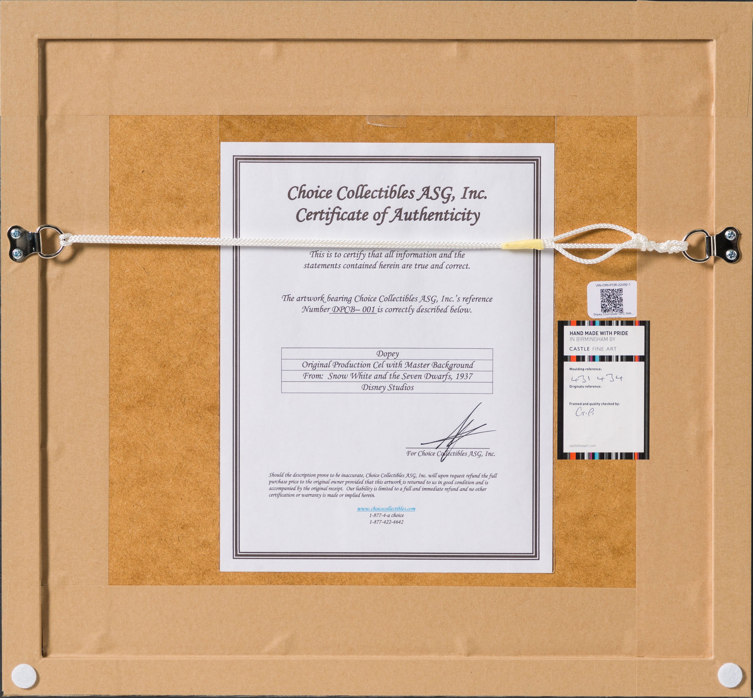 VIN ORI POR 22492 Dopey Courvoisier OPC With Master Background 7