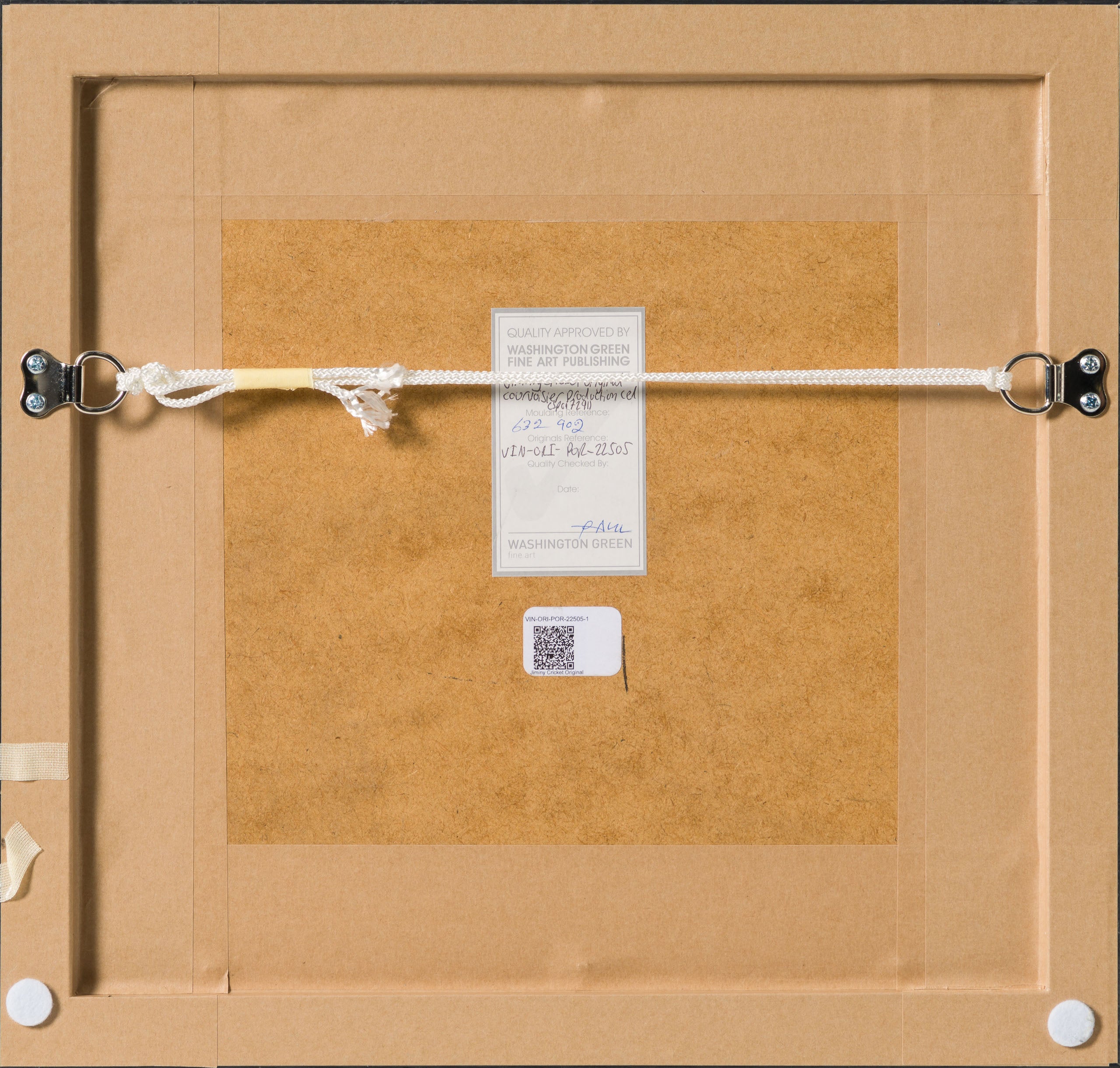 VIN ORI POR 22505 Jiminy Cricket Original Courvoisier Production Cel (SP017291) 6