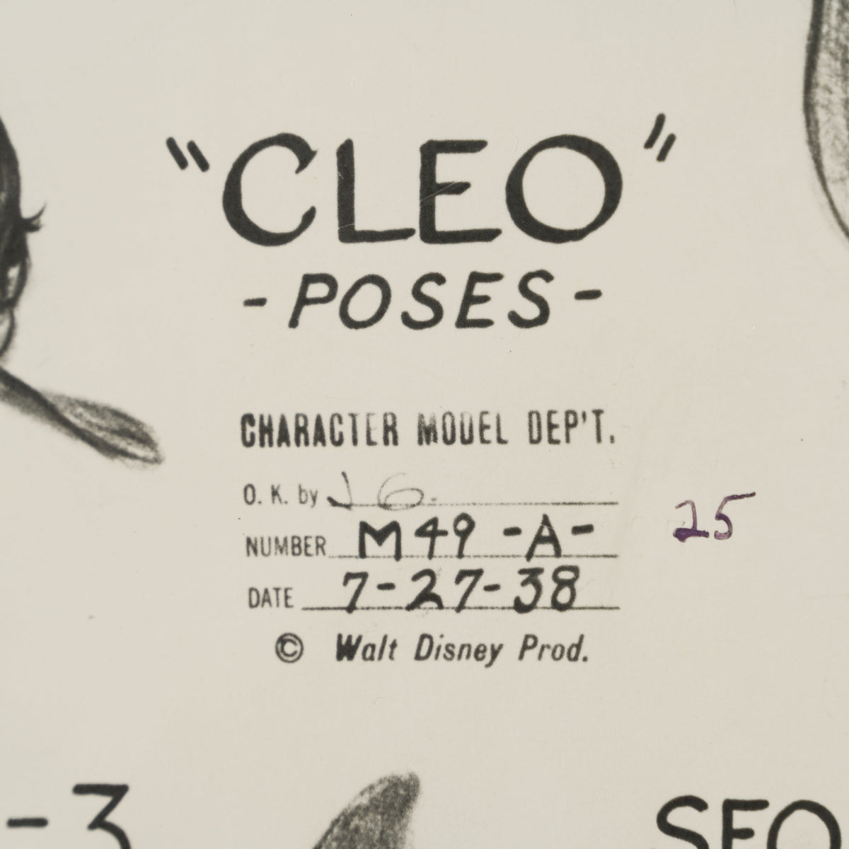 VIN ORI POR 27267 Cleo (3) Model Sheet 3