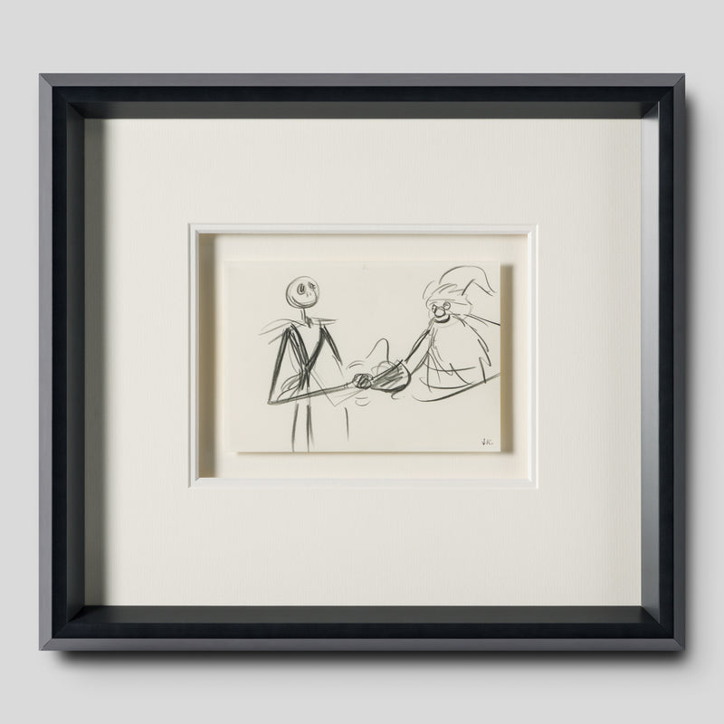 VIN ORI POR 27343 1 Jack Skellington and Santa Storyboard