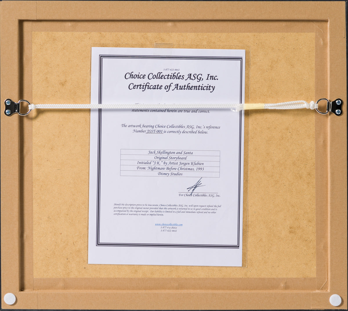 VIN ORI POR 27343 7 Jack Skellington and Santa Storyboard