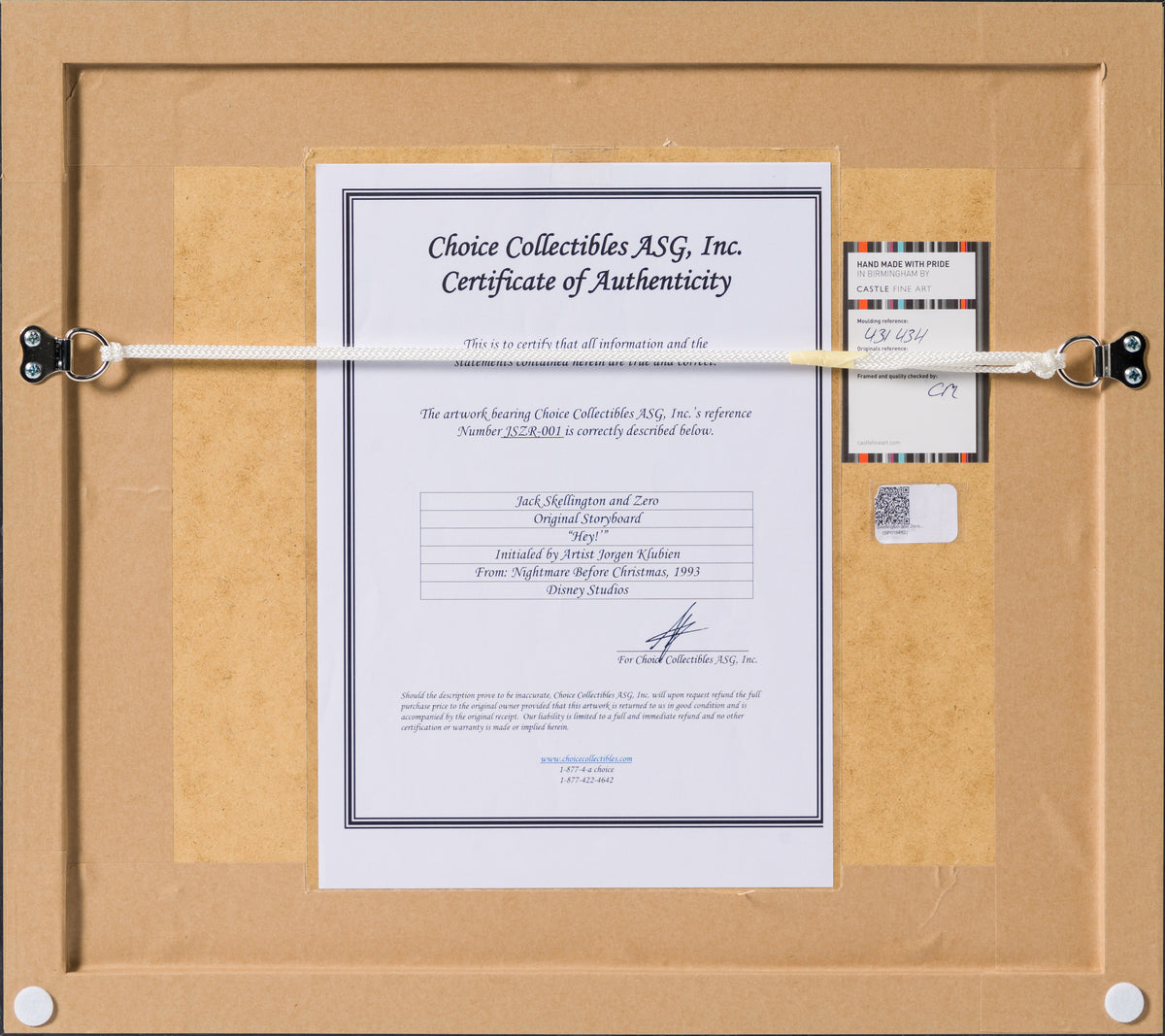 VIN ORI POR 27345 7 Jack Skellington and Zero Storyboard