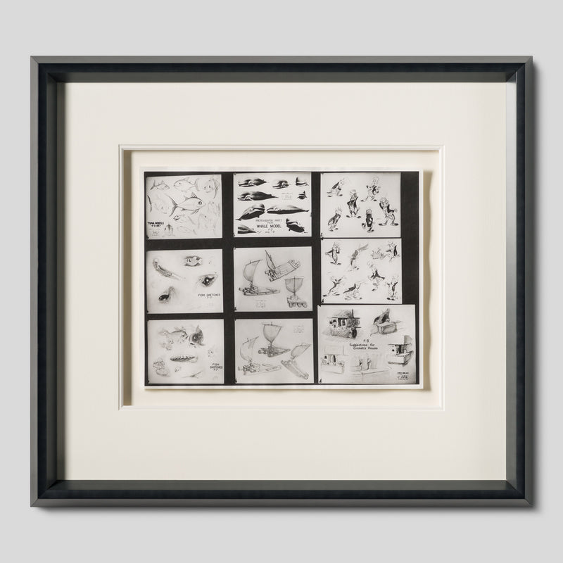 VIN ORI POR 27381 Miscellaneous Characters from Pinocchio Model Sheet 1