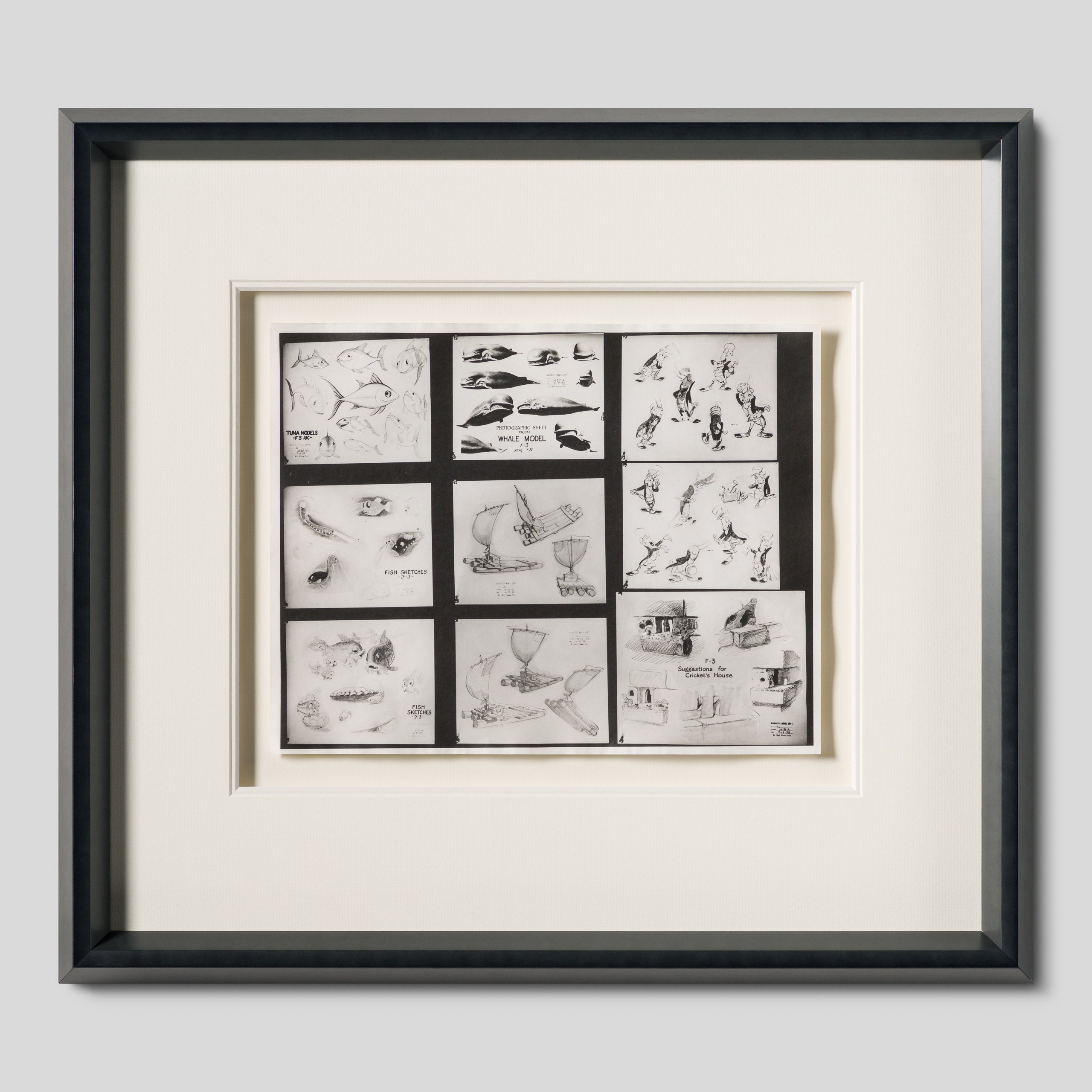 VIN ORI POR 27381 Miscellaneous Characters from Pinocchio Model Sheet 1