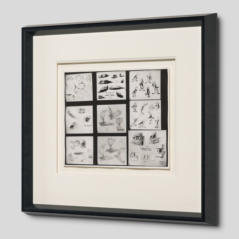 VIN ORI POR 27381 Miscellaneous Characters from Pinocchio Model Sheet 2