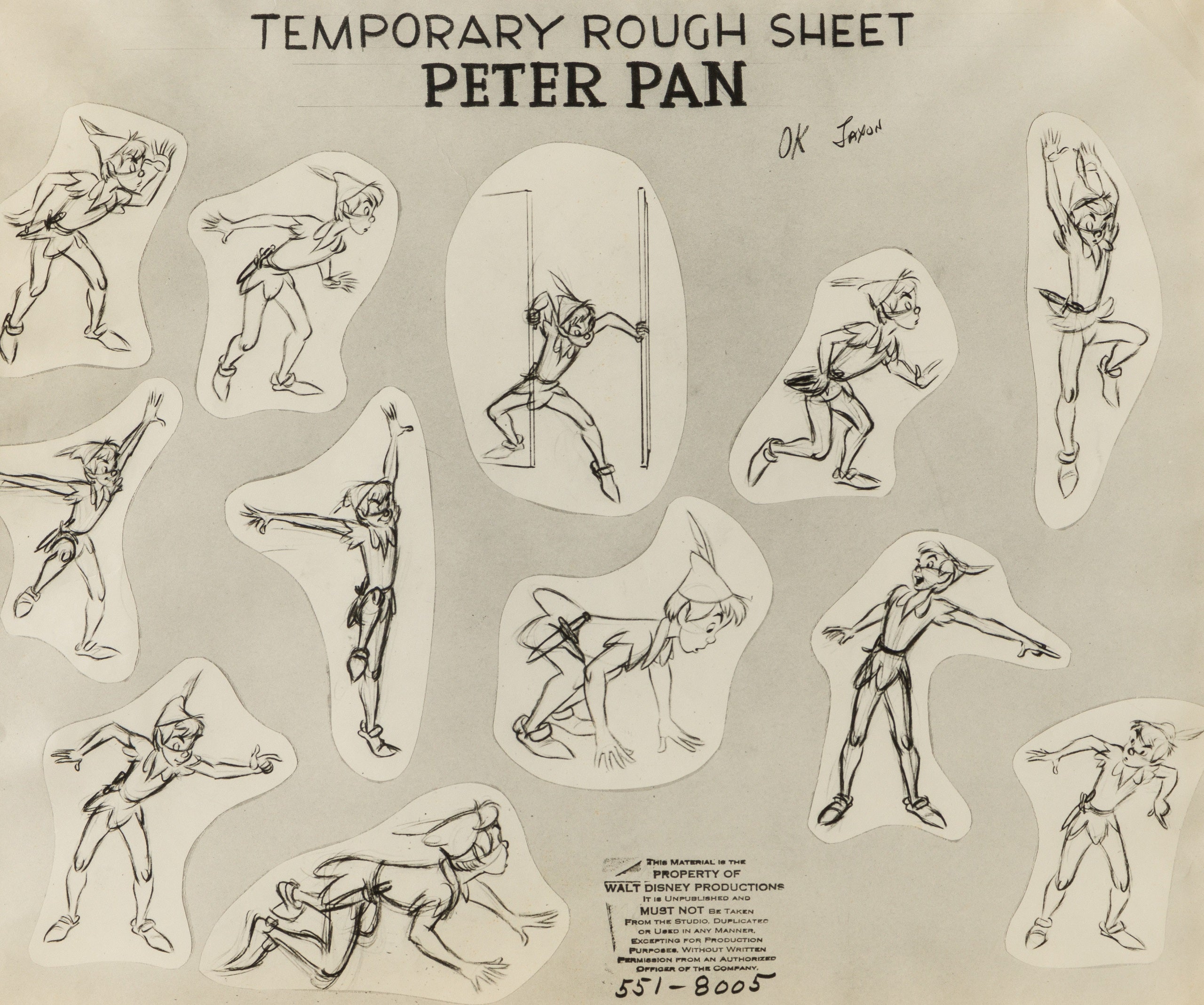 VIN ORI POR 27401 31 Peter Pan (2) Model Sheet