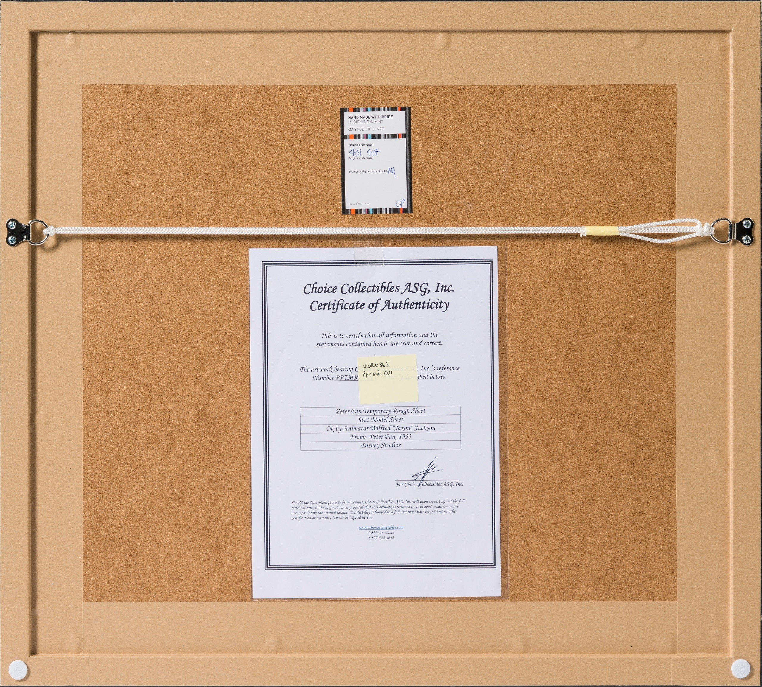 VIN ORI POR 27401 7 Peter Pan (2) Model Sheet