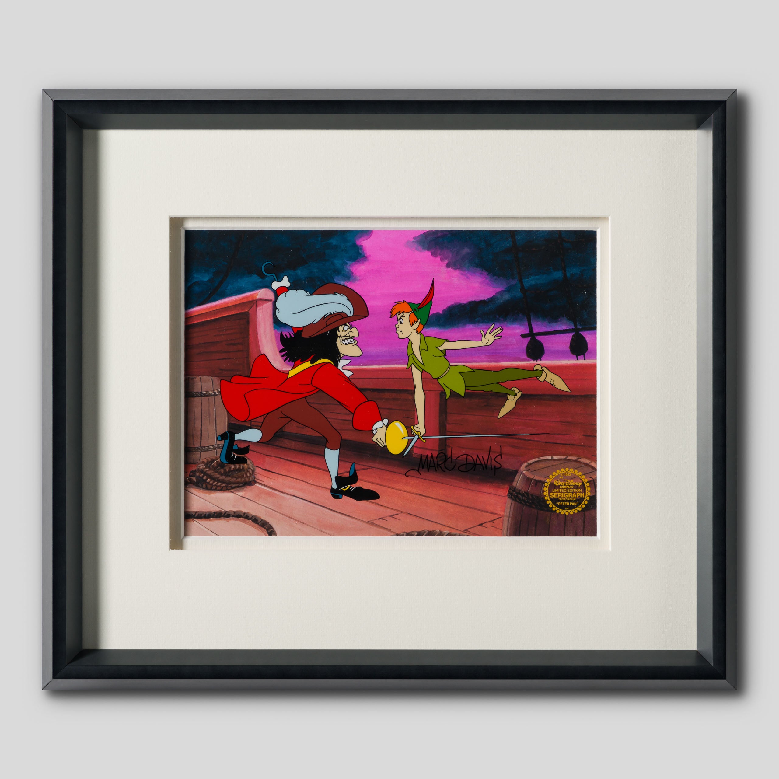 VIN ORI POR 27413 Peter Pan Captain Hook (9) Sericel 1