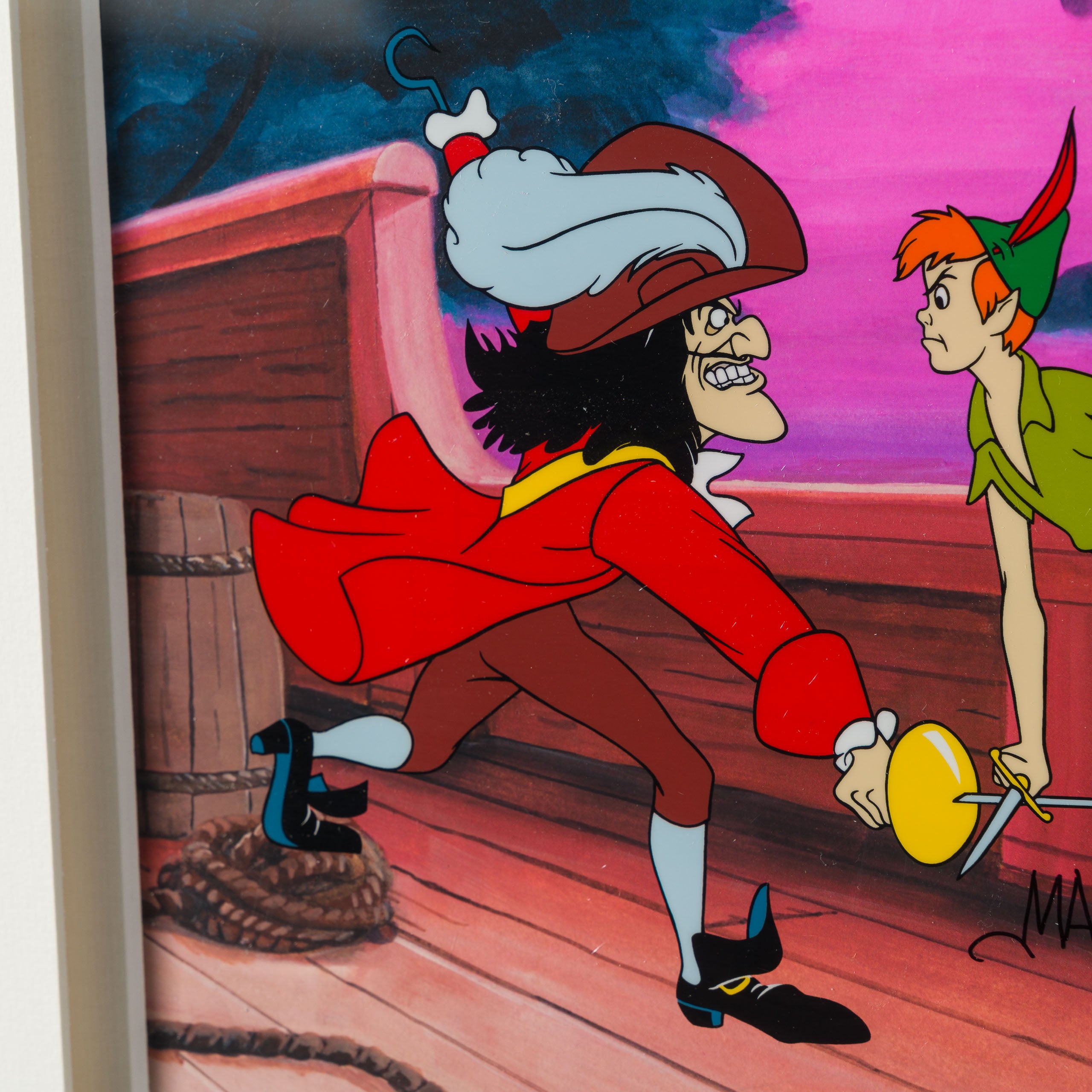 VIN ORI POR 27413 Peter Pan Captain Hook (9) Sericel 4