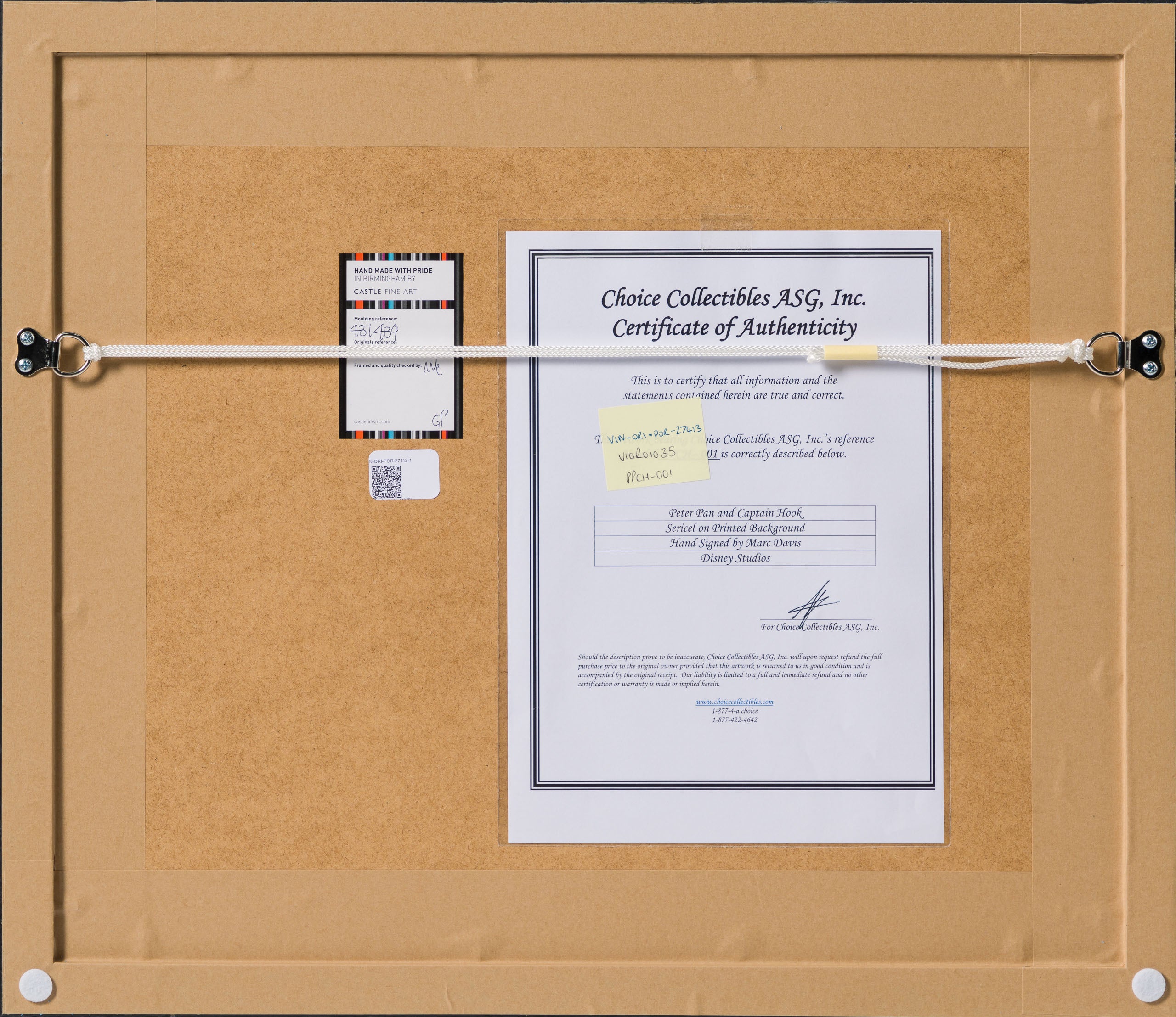 VIN ORI POR 27413 Peter Pan Captain Hook (9) Sericel 7