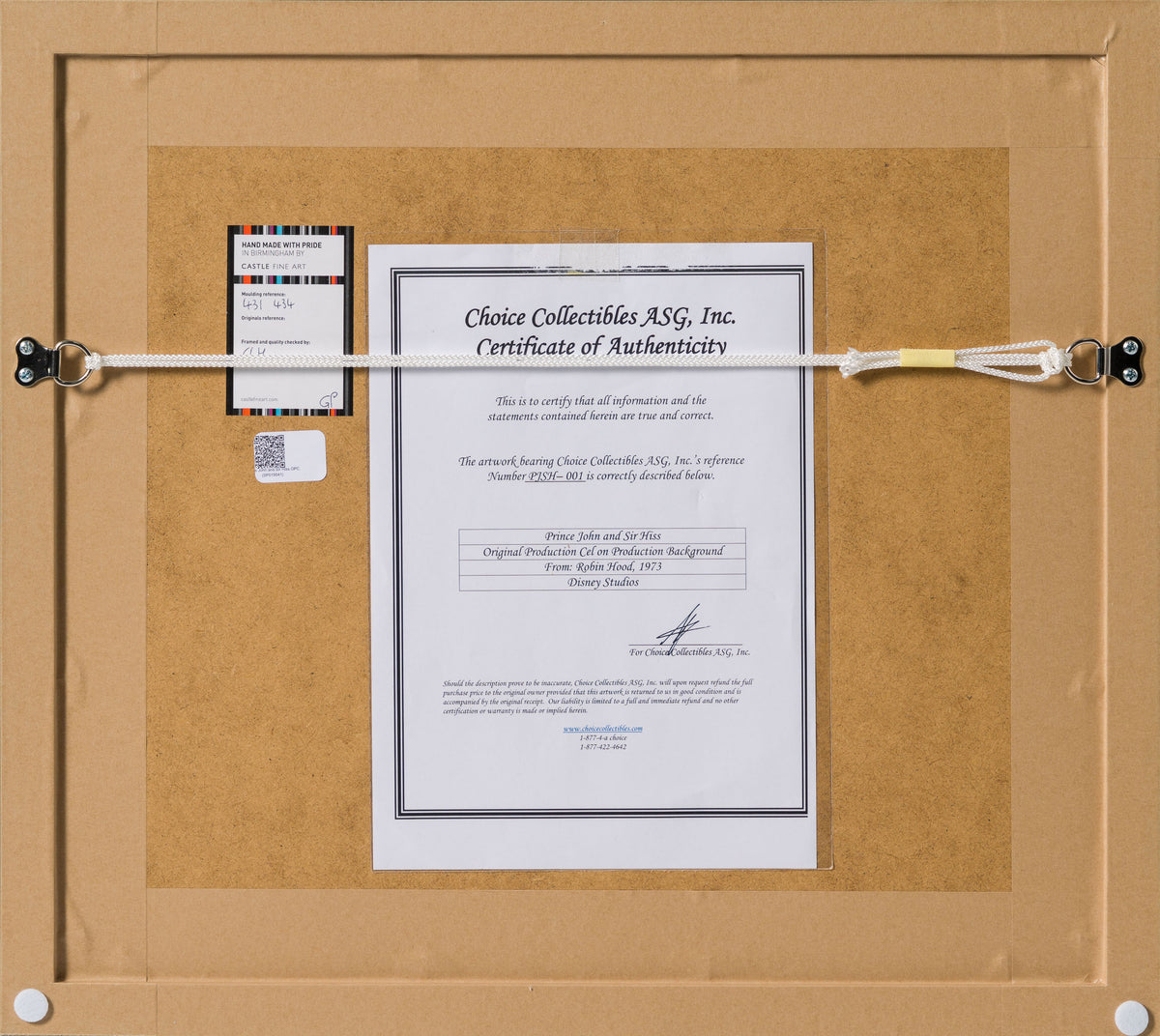 VIN ORI POR 27416 Prince John and Sir Hiss OPC 7 Copy