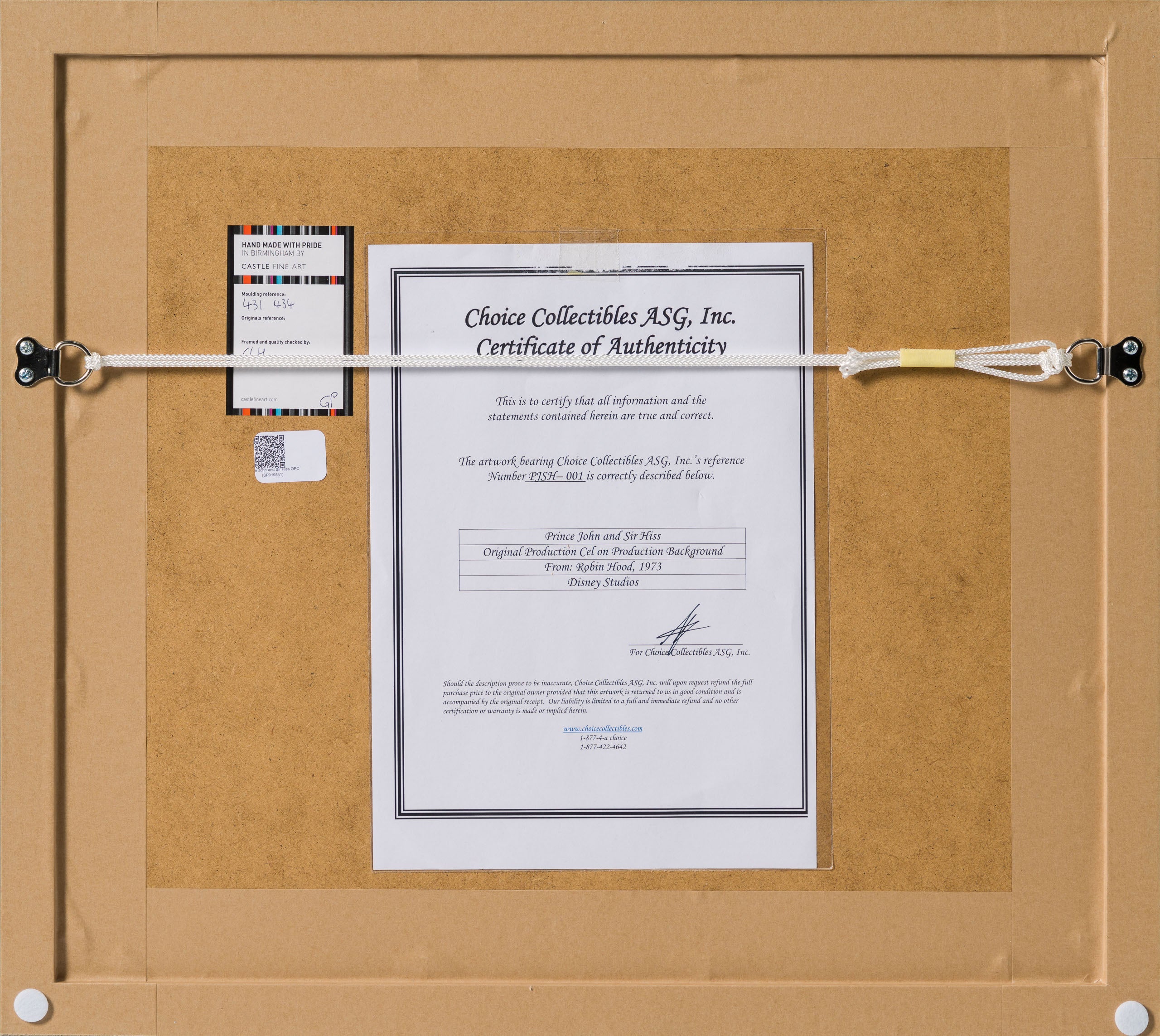 VIN ORI POR 27416 Prince John and Sir Hiss OPC 7 Copy