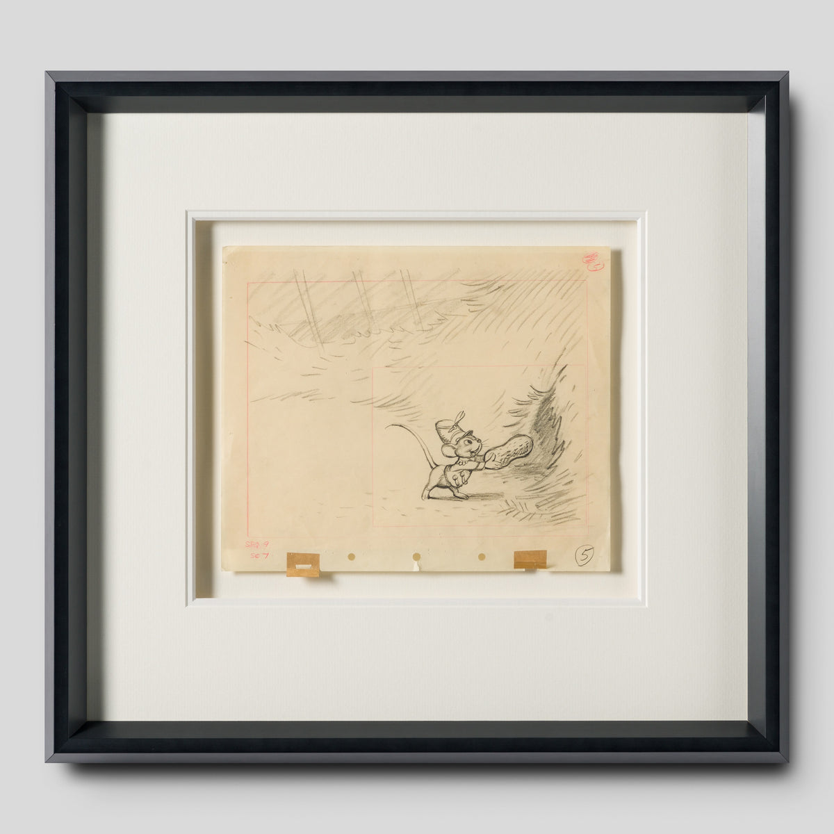 VIN ORI POR 27581 1 Timothy Mouse #5 Layout Drawing