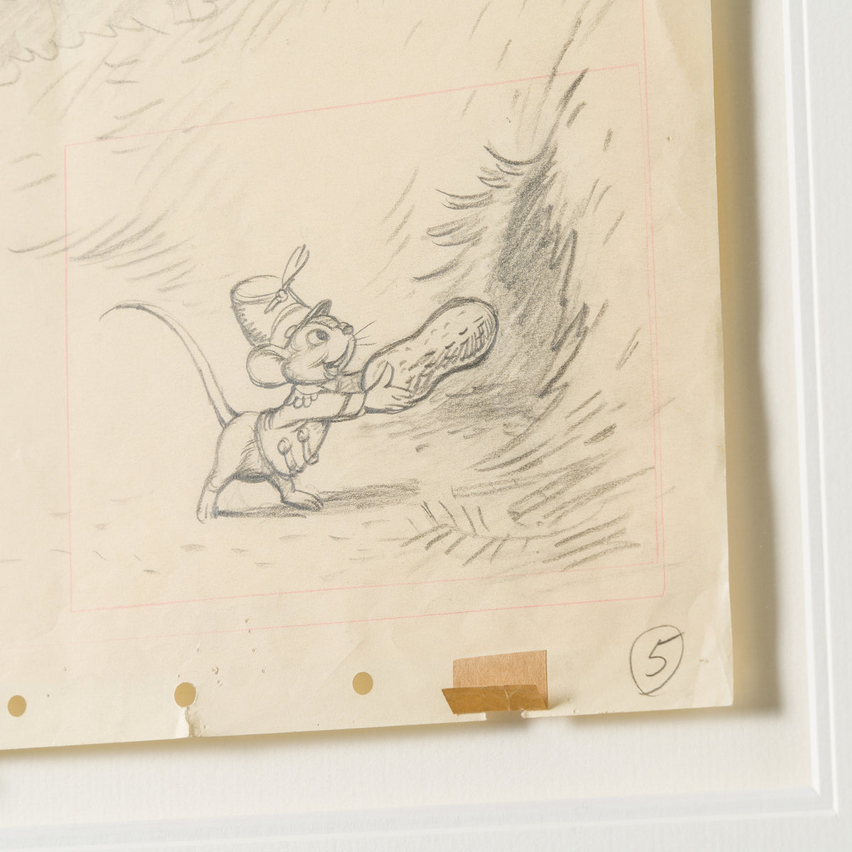 VIN ORI POR 27581 5 Timothy Mouse #5 Layout Drawing