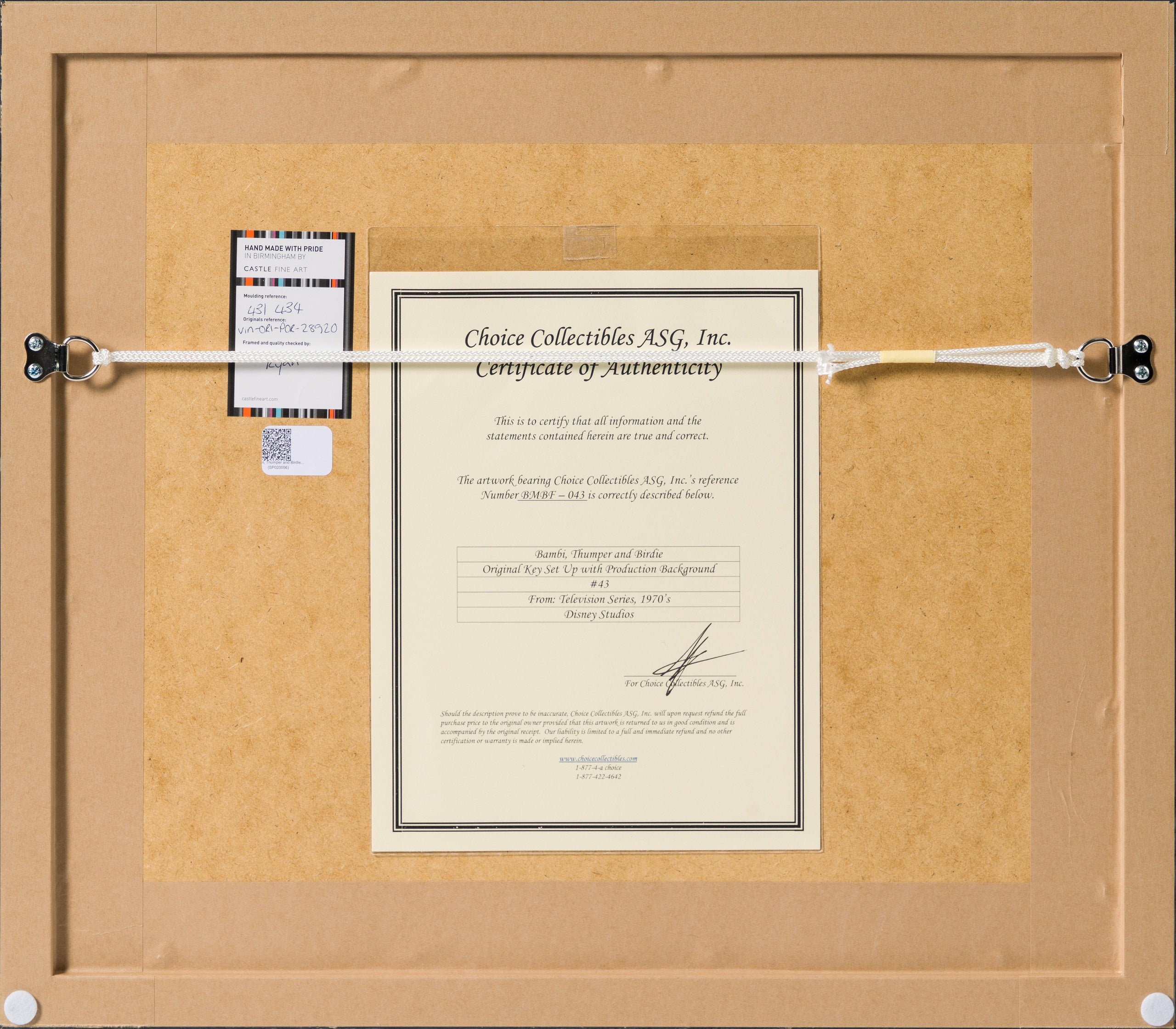 VIN ORI POR 28920 7 Bambi, Thumper and Birdie