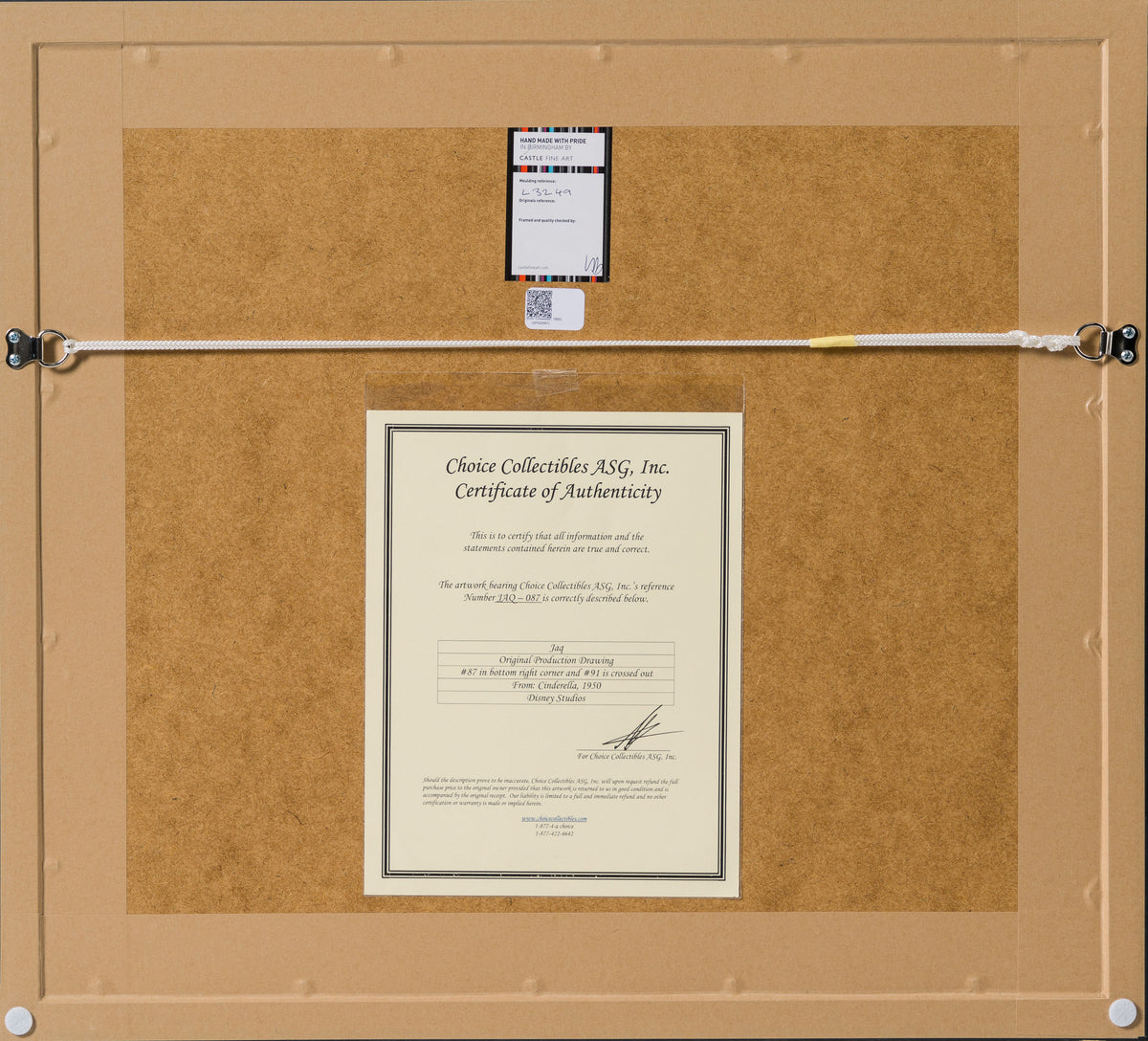 VIN ORI POR 28931 Jaq (from Cinderella , 1950) 7