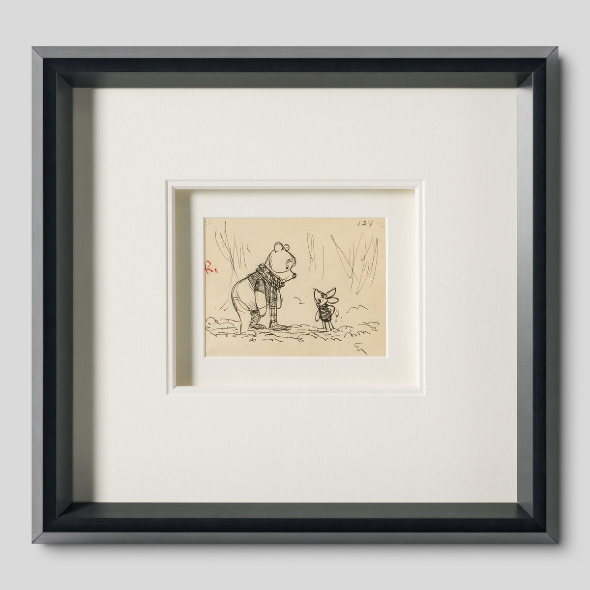 VIN ORI POR 28968 Double Sided Disney Storyboard (1) (from Winnie The Pooh And Tigger Too , 1974) 1