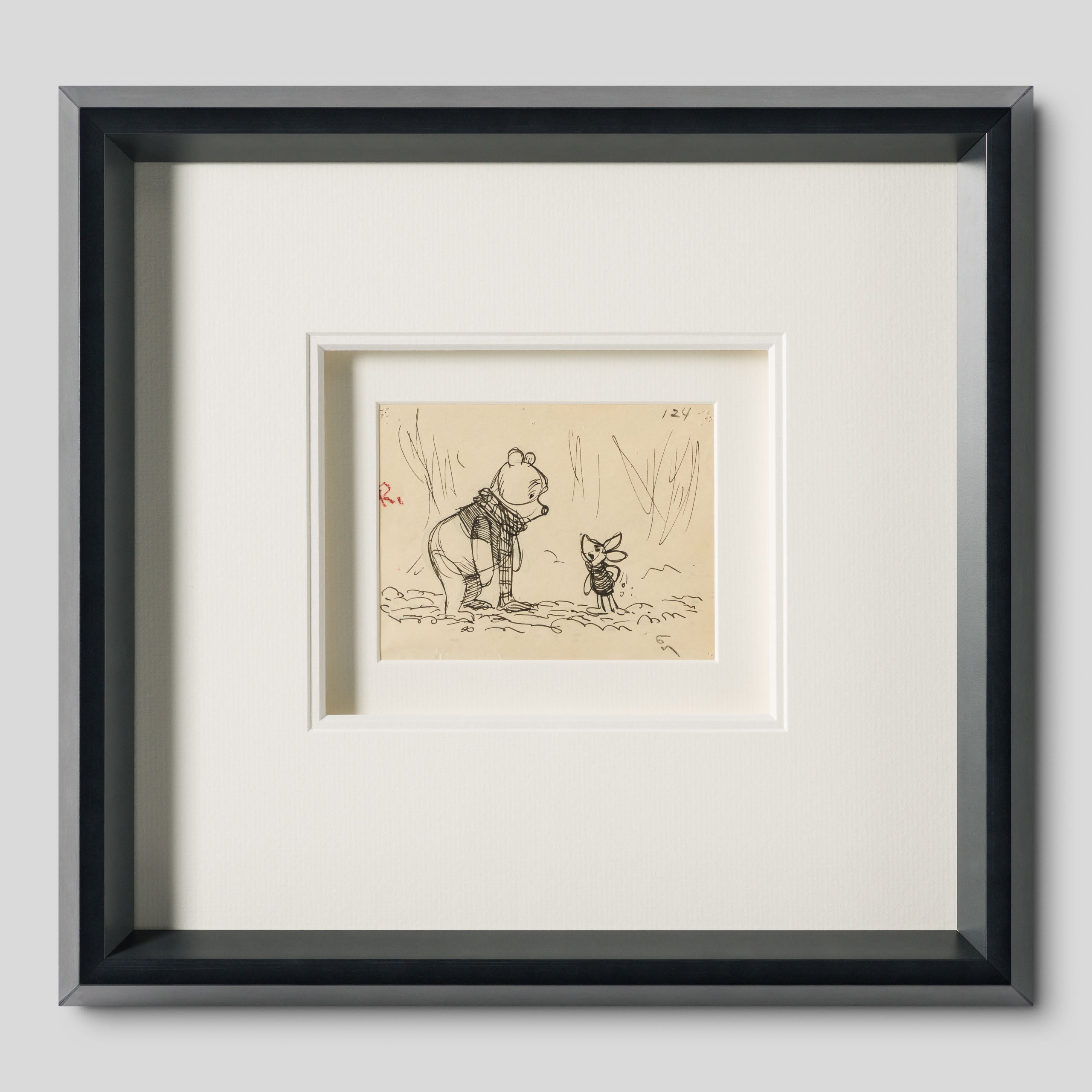 VIN ORI POR 28968 Double Sided Disney Storyboard (1) (from Winnie The Pooh And Tigger Too , 1974) 1