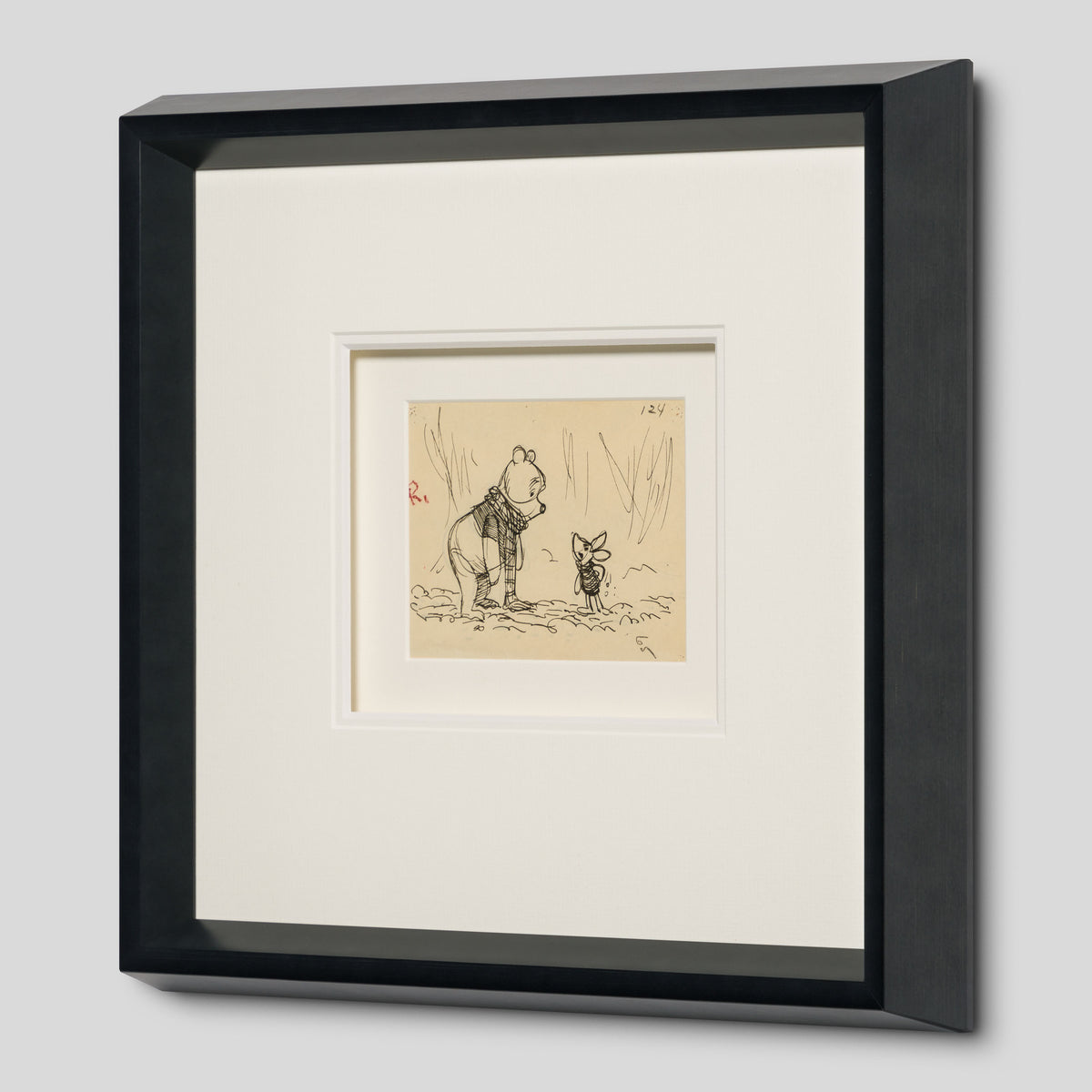 VIN ORI POR 28968 Double Sided Disney Storyboard (1) (from Winnie The Pooh And Tigger Too , 1974) 2