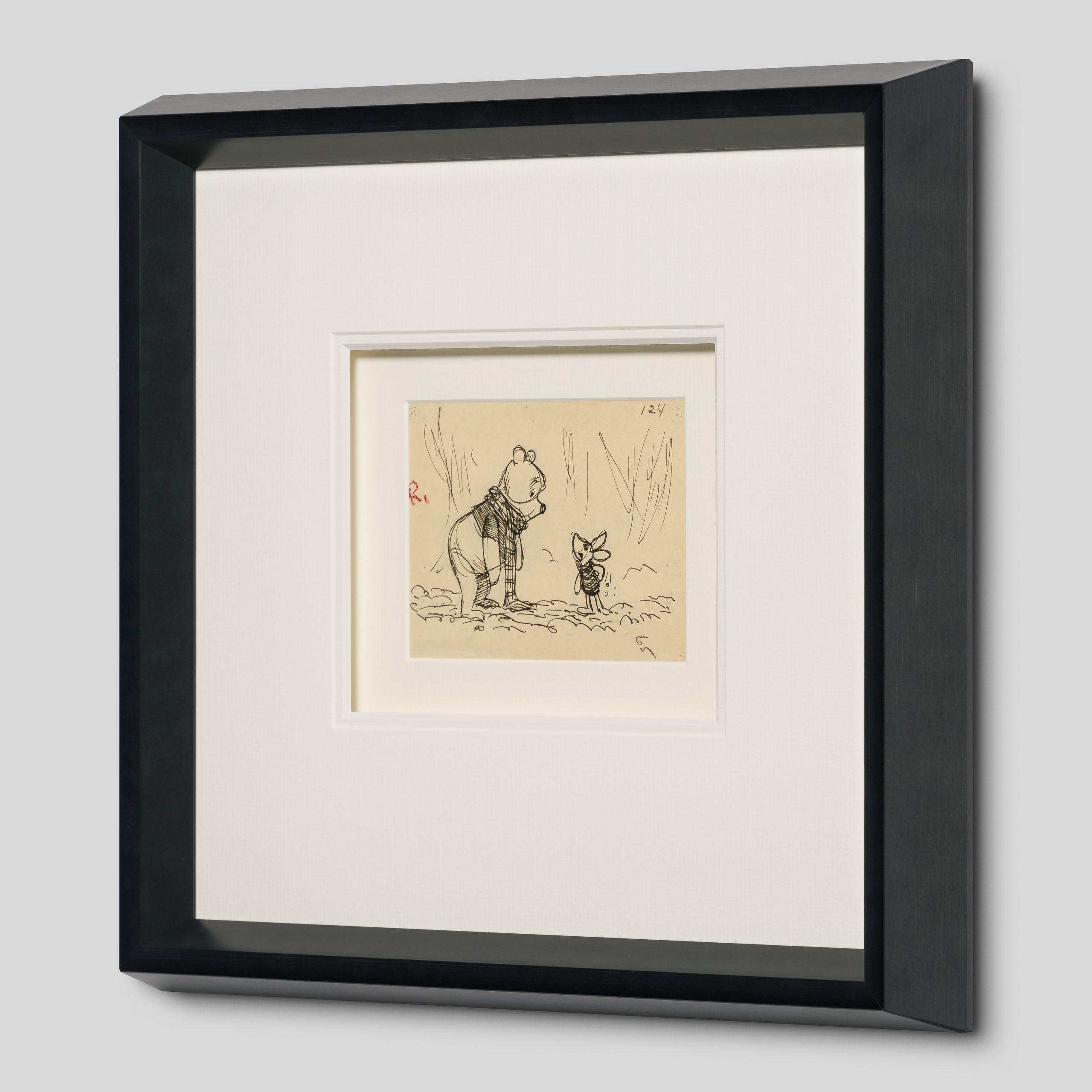 VIN ORI POR 28968 Double Sided Disney Storyboard (1) (from Winnie The Pooh And Tigger Too , 1974) 2