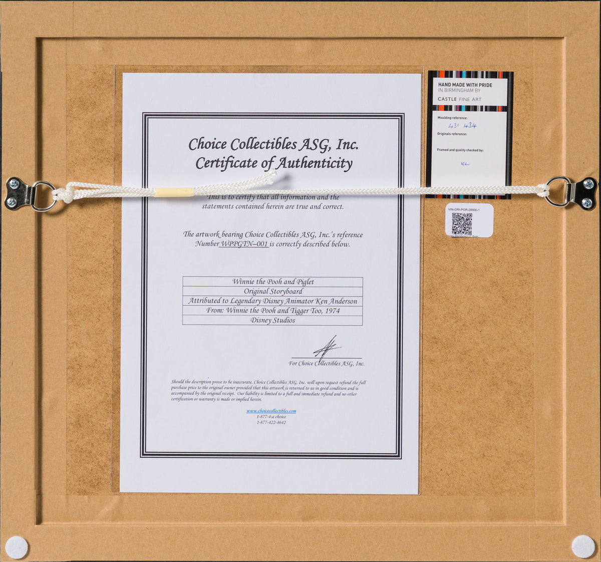 VIN ORI POR 29000 Disney Storyboard 27 (from Winnie The Pooh And Tigger Too , 1974) 6