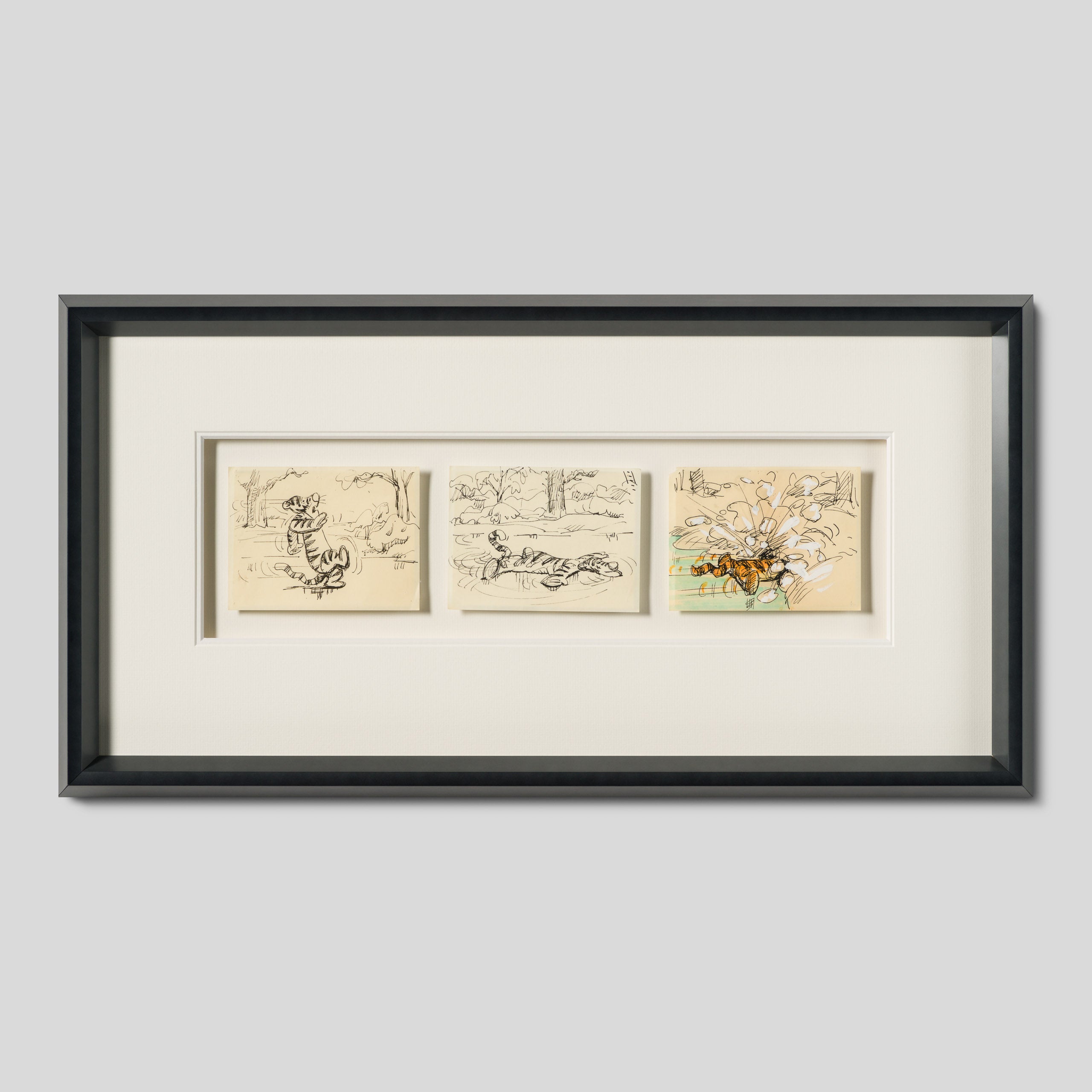 VIN ORI POR 29013 3 Board Disney Storyboard Set 2 (from Winnie The Pooh And Tigger Too , 1974) 1