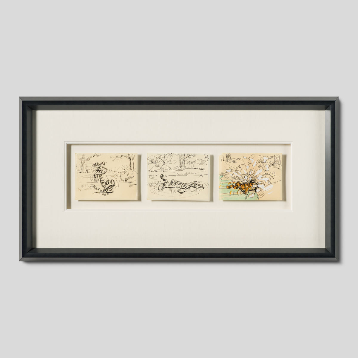 VIN ORI POR 29013 3 Board Disney Storyboard Set 2 (from Winnie The Pooh And Tigger Too , 1974) 1