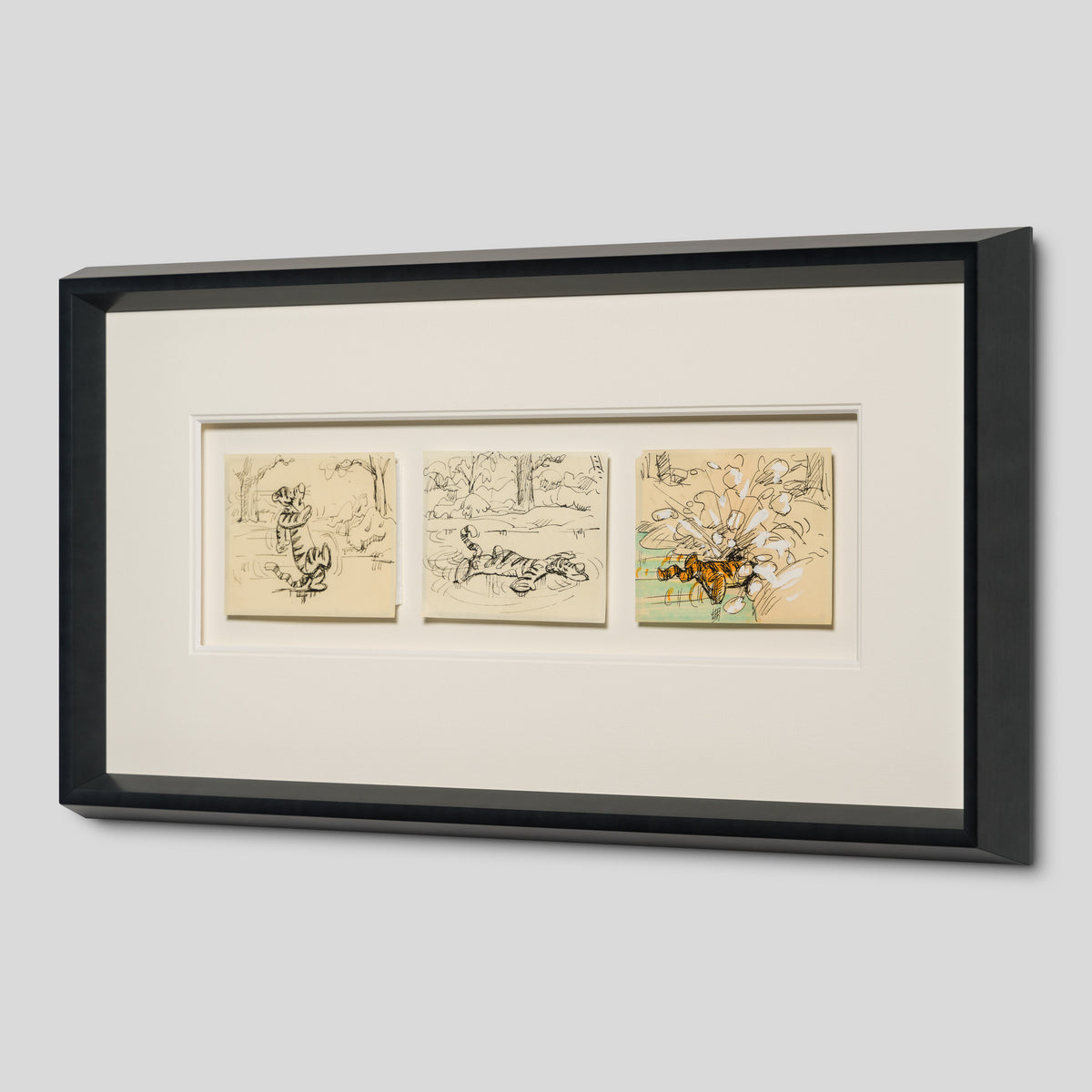 VIN ORI POR 29013 3 Board Disney Storyboard Set 2 (from Winnie The Pooh And Tigger Too , 1974) 2