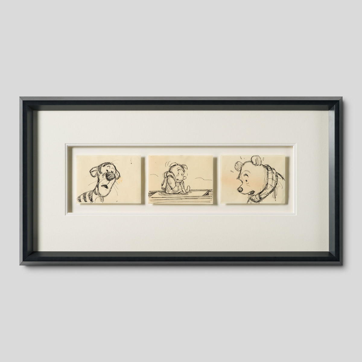 VIN ORI POR 29015 3 Board Disney Storyboard Set 4 (from Winnie The Pooh And Tigger Too , 1974) 1