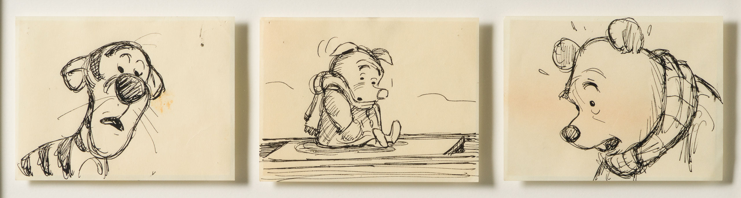 VIN ORI POR 29015 3 Board Disney Storyboard Set 4 (from Winnie The Pooh And Tigger Too , 1974) 31