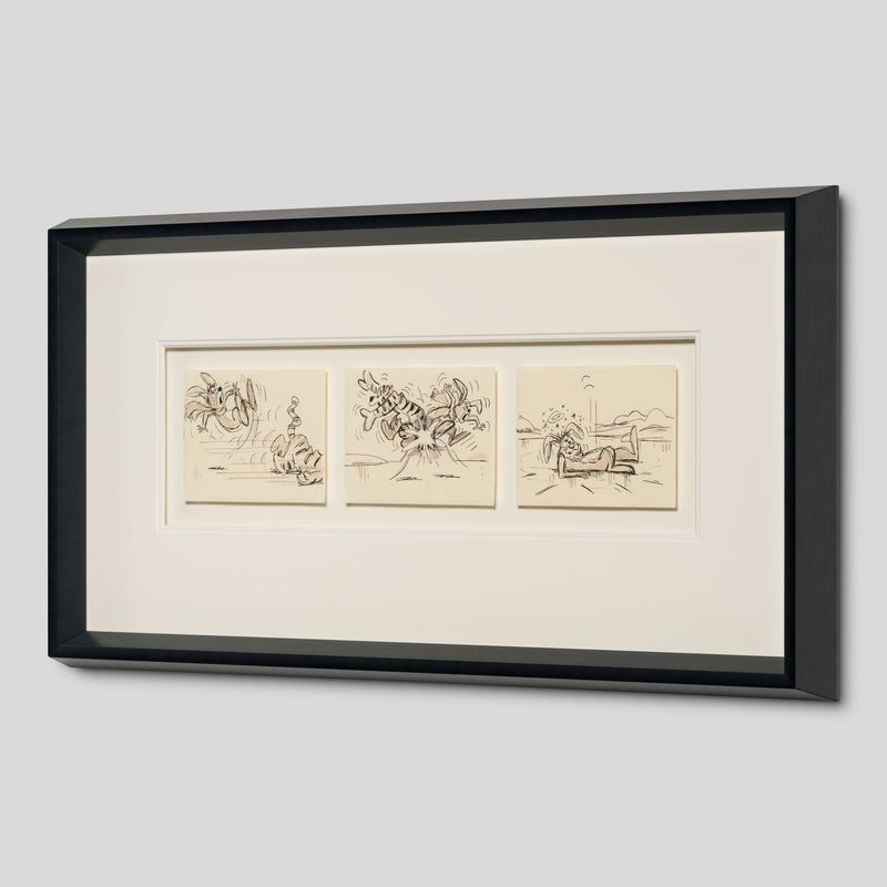 VIN ORI POR 29028 Disney (3 Board) Storyboard Set 7 (from Winnie The Pooh And Tigger Too , 1974) 2