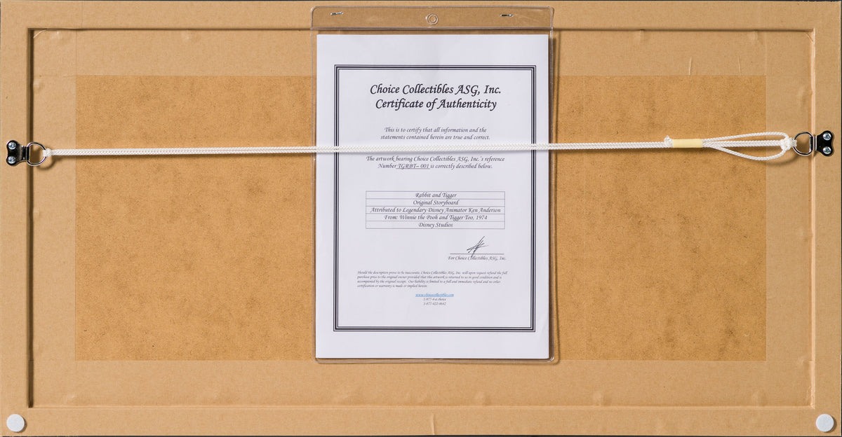 VIN ORI POR 29028 Disney (3 Board) Storyboard Set 7 (from Winnie The Pooh And Tigger Too , 1974) 7